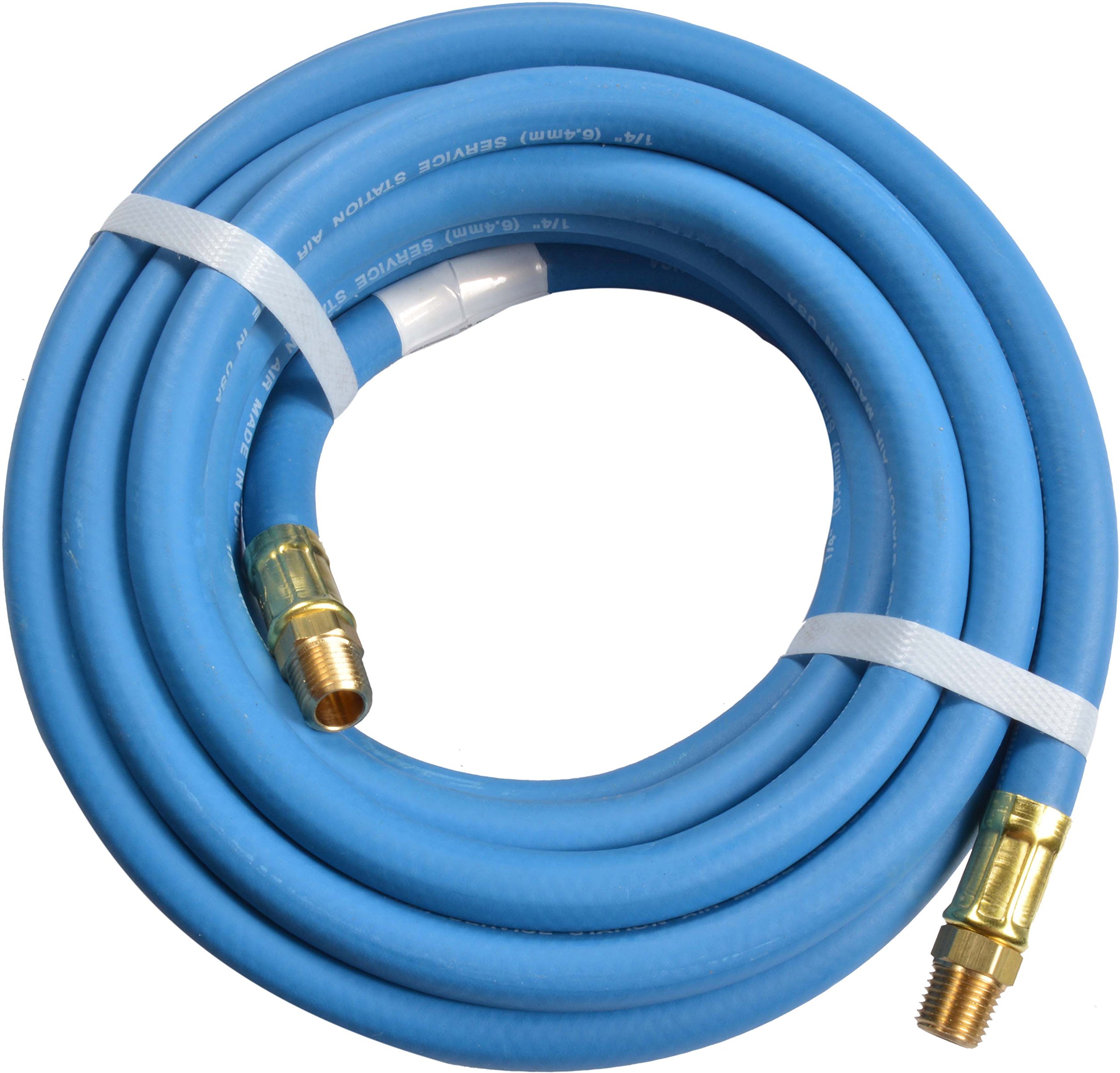 Continental 65131 Heavy Duty Service Station Air Hose - 50ft Commercial Grade Rubber Air Hose for Tire Inflation, Auto Repair & Industrial Use
