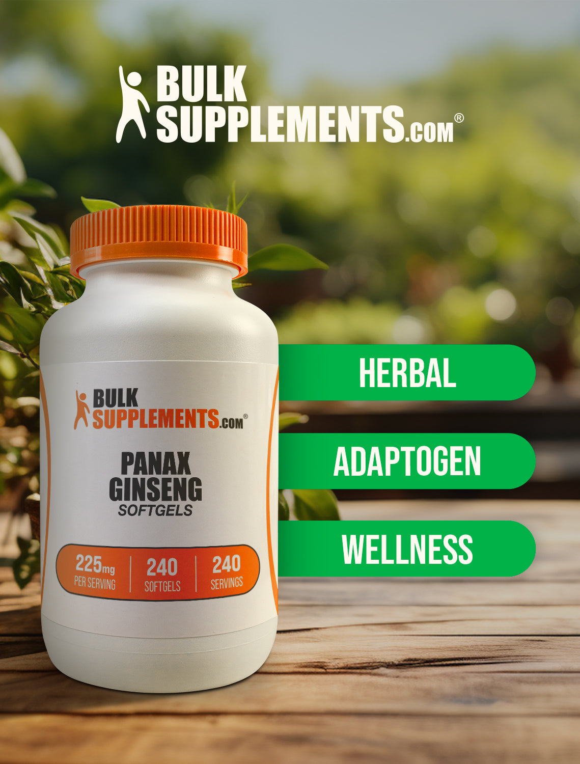 Premium Panax Ginseng Softgels for Energy & Immunity – Natural Herbal Supplement for Men & Women – Boost Vitality & Focus – Perfect for Daily Wellness & Stress Relief