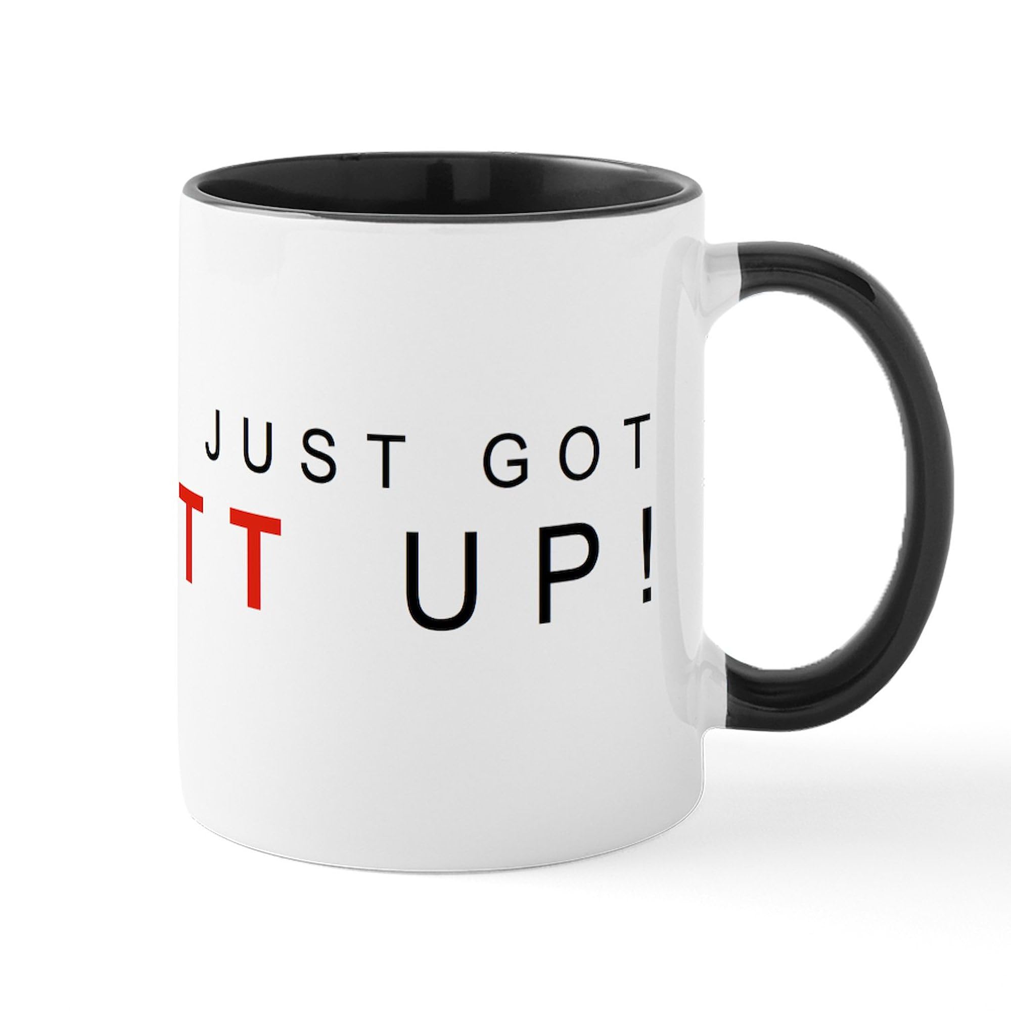 Litt UP Ceramic Coffee Mug 11 oz (325 ml) - Insulated Travel Mug for Hot & Cold Drinks - Perfect for Home, Office, Camping & Gifts