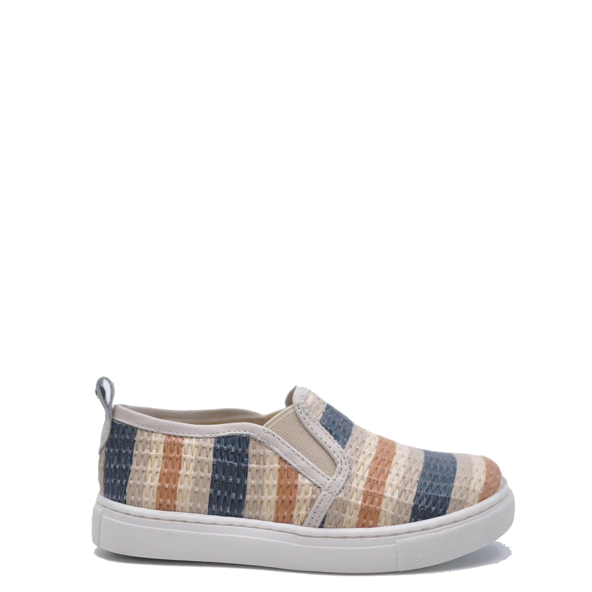 Manuela Marine Wicker Slip-On Sneakers for Women - Comfortable Breathable Casual Shoes - Perfect for Beach, Summer, and Outdoor Activities