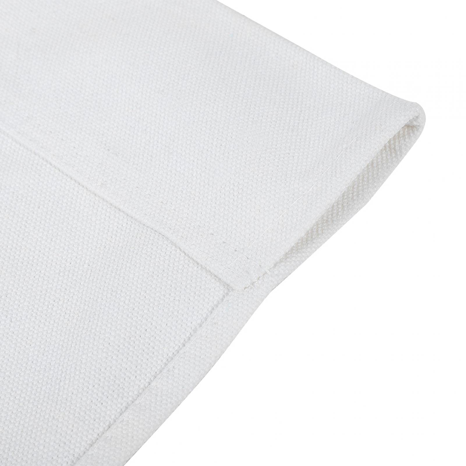 1 Set Director Chair Canvas Replacement Covers with Stick Accessories - Portable Folding Chair Cover Kit for Home, Office, and Outdoor Use (White) - Perfect for Patio, Beach, Camping, and Indoor Furniture