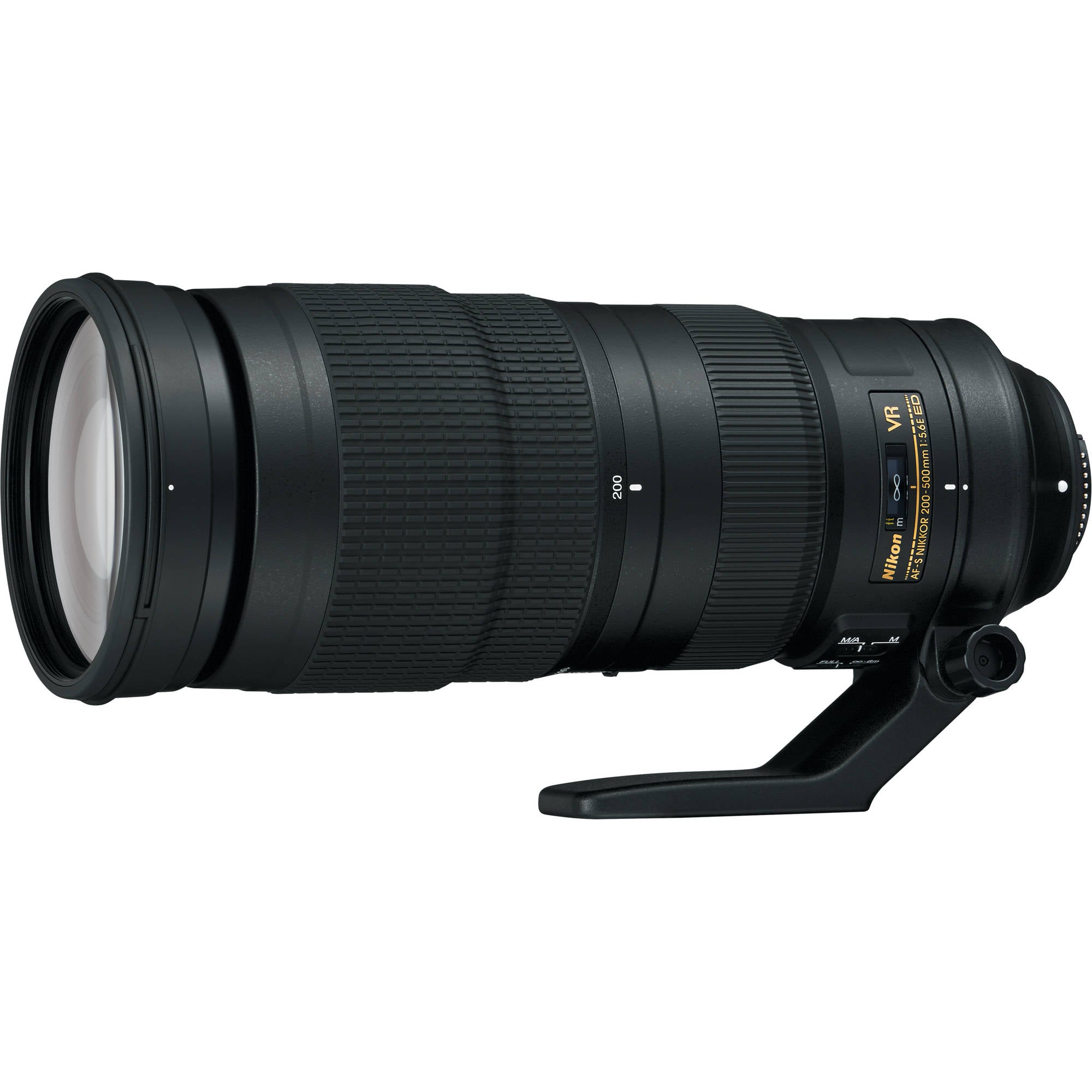Nikon AF-S NIKKOR 200-500mm f/5.6E ED VR FX Format Telephoto Zoom Lens for Wildlife & Sports Photography - DSLR Camera Compatible with D850, D750, D5 (Perfect for Bird Watching, Safari & Outdoor Adventures)
