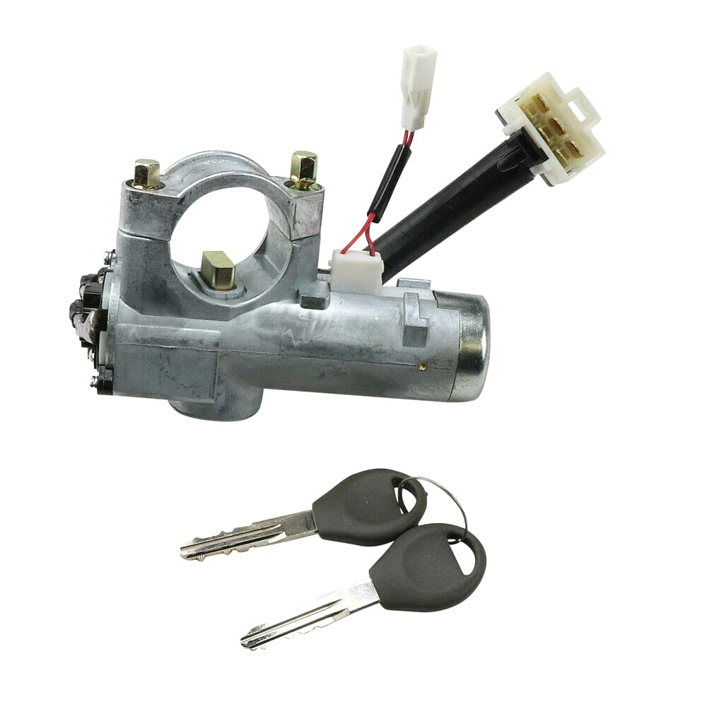 HuaZo Automotive Power Door Lock Motors - Compatible with Nissan 1998-2006 Frontier & 2000-2004 Xterra - Replacement Ignition Switch Assy (Part# 2012064) - Perfect for Car Door Lock Repair & Maintenance
