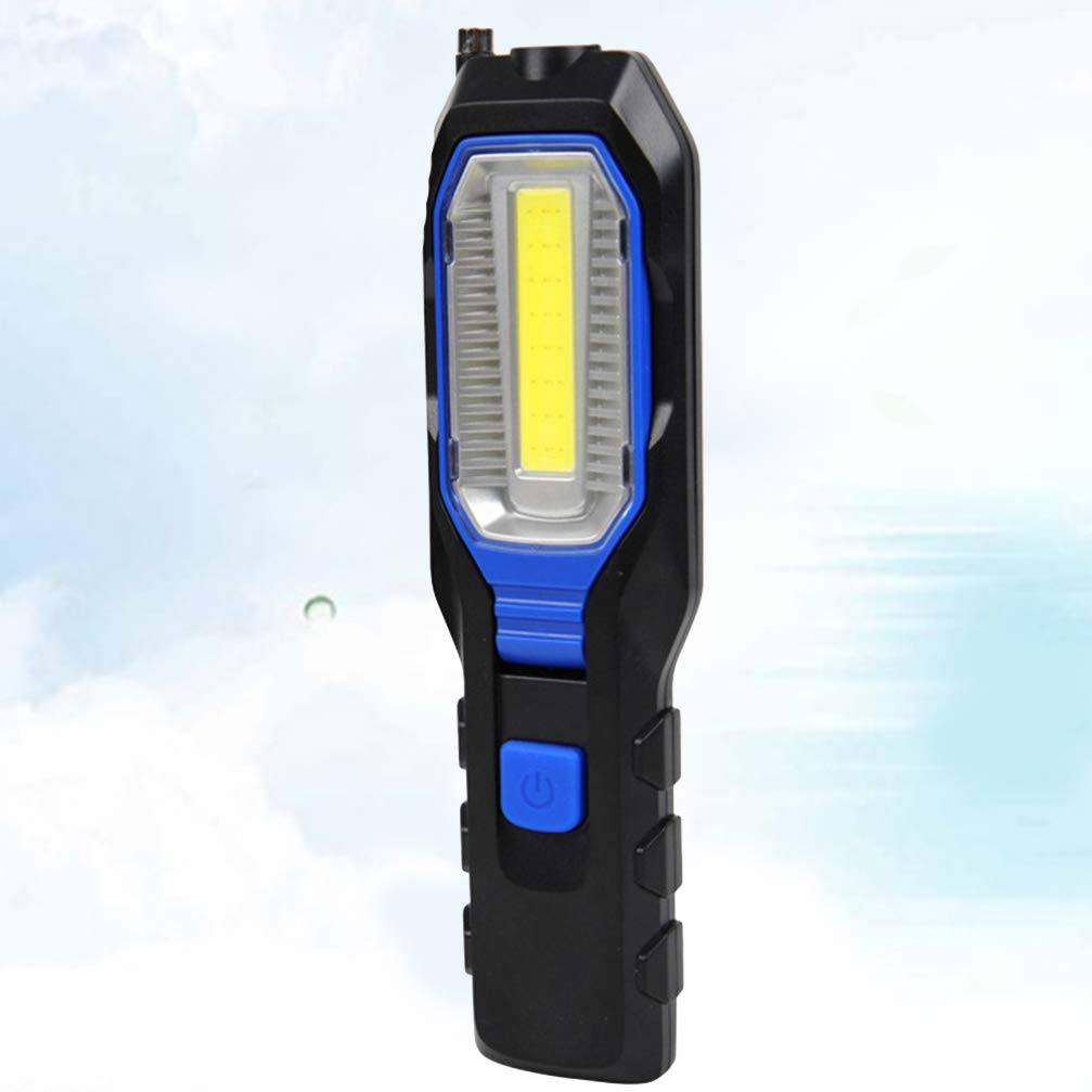 Rechargeable LED Magnetic Flashlight - Handheld Inspection Light for Car Repair, Work, and Emergency Use | Garneck Bright Torch with Long Battery Life