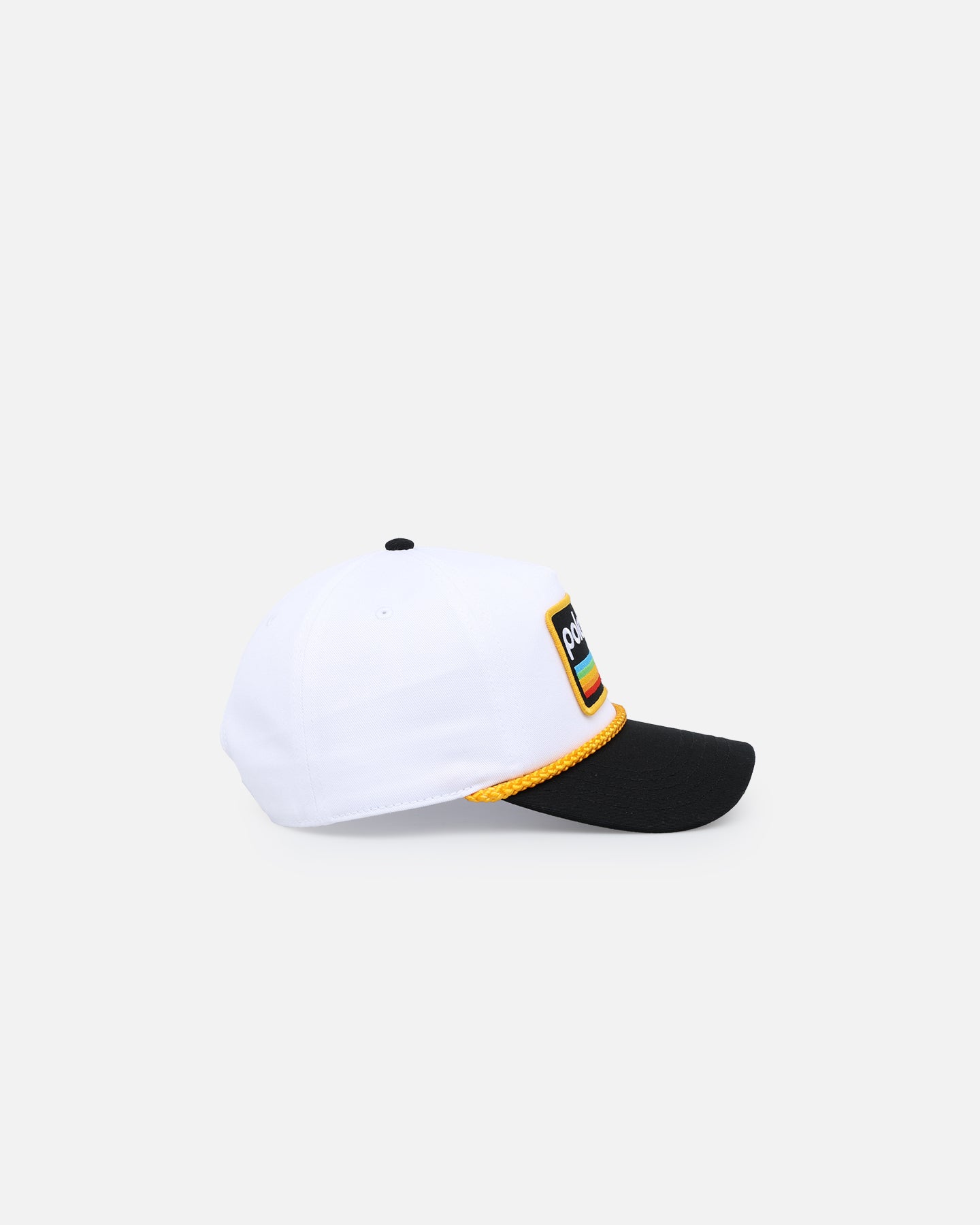 American Needle Roscoe Strapback Hat - White & Black Adjustable Baseball Cap for Men & Women - Perfect for Sports, Casual Wear & Outdoor Activities