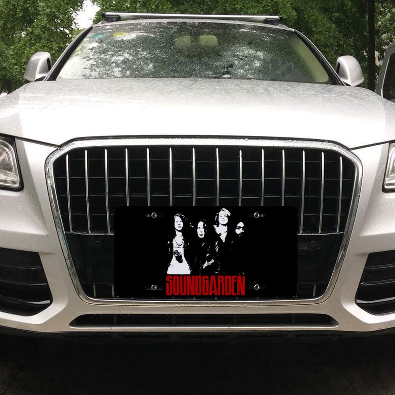 Soundgarden Car Front License Plate - 15x30cm Novelty Decor for Bar & Cafe