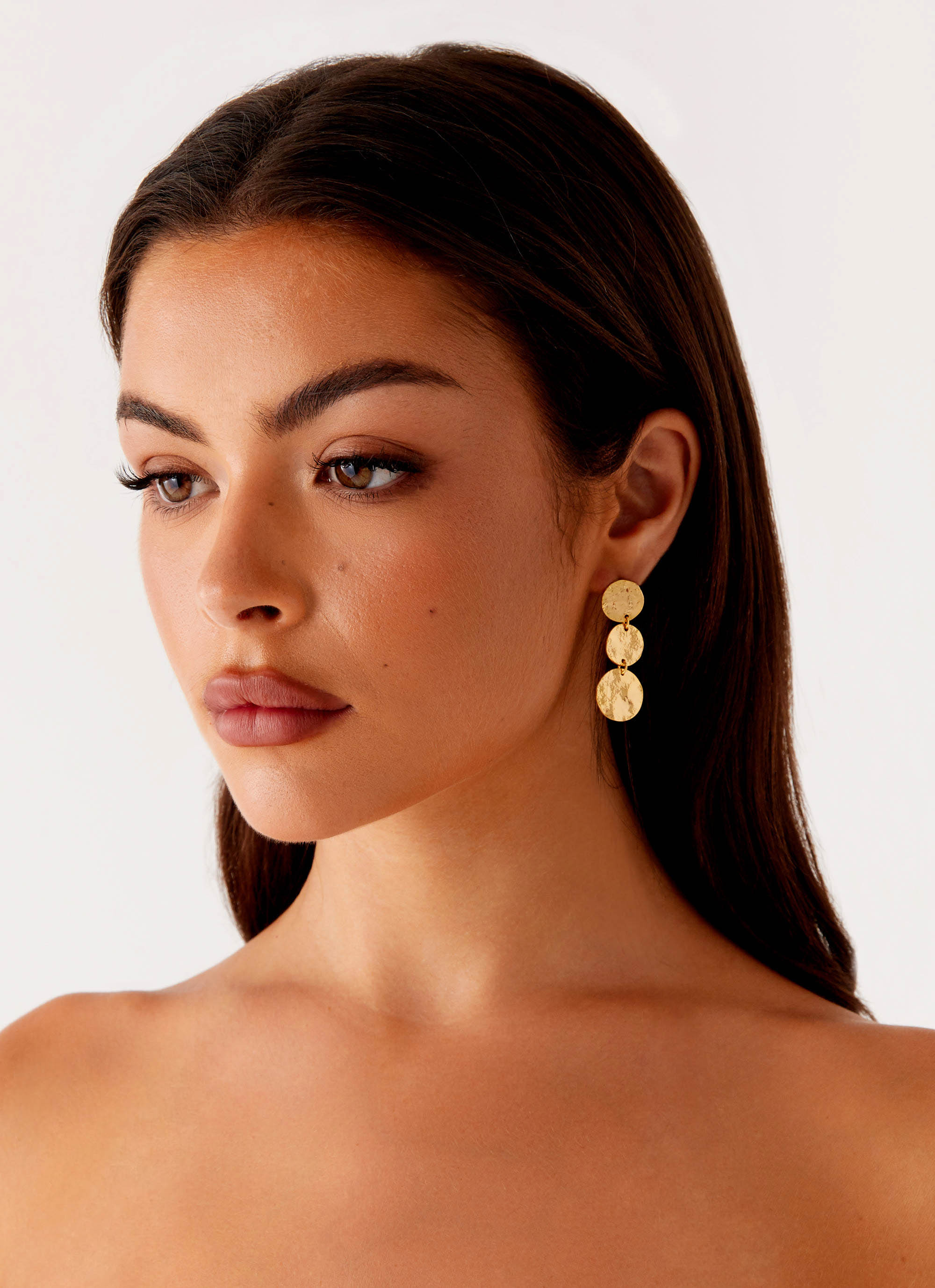 Elegant Jana Gold Earrings for Women - Trendy Dangle Hoop Earrings for Party, Wedding & Everyday Wear