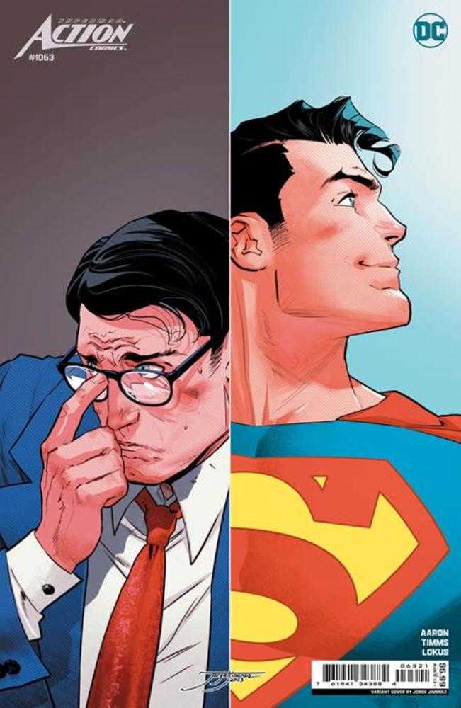 Action Comics #1063 Cover B Jorge Jimenez Variant - Limited Edition Collectible Comic Book for DC Fans & Comic Enthusiasts | Perfect for Display, Gifts & Investment