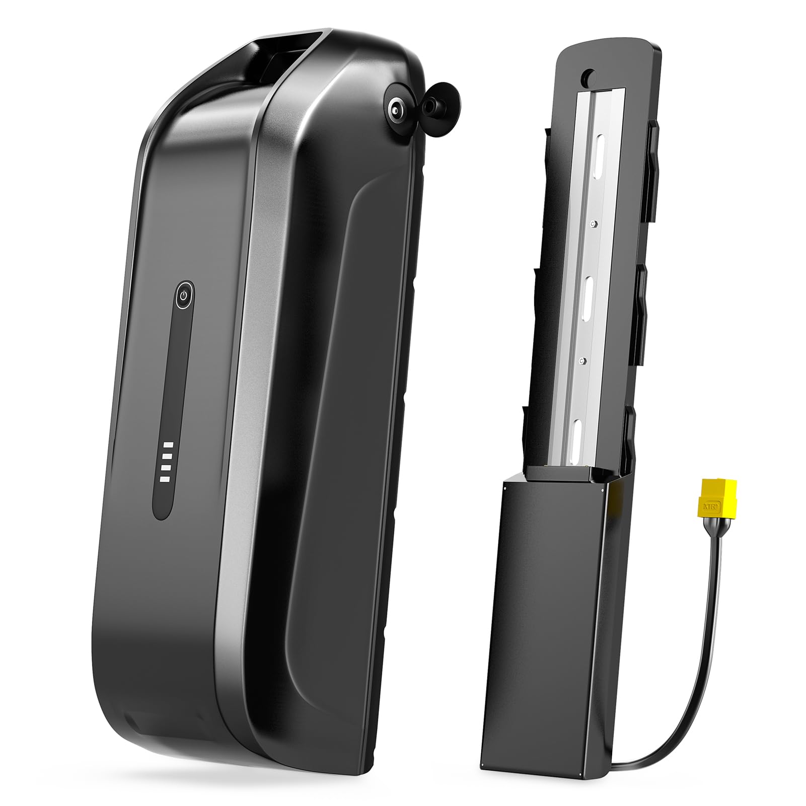 H HAILONG 58.8V Lithium Battery for Electric Bike/E-Bike/Scooter - 40A BMS, Fast Charger, Power Switch & LED Display - Compatible with 100W-1500W Motors (Motorcycle/Tricycle) - Perfect for Commuting, Delivery & Outdoor Adventures