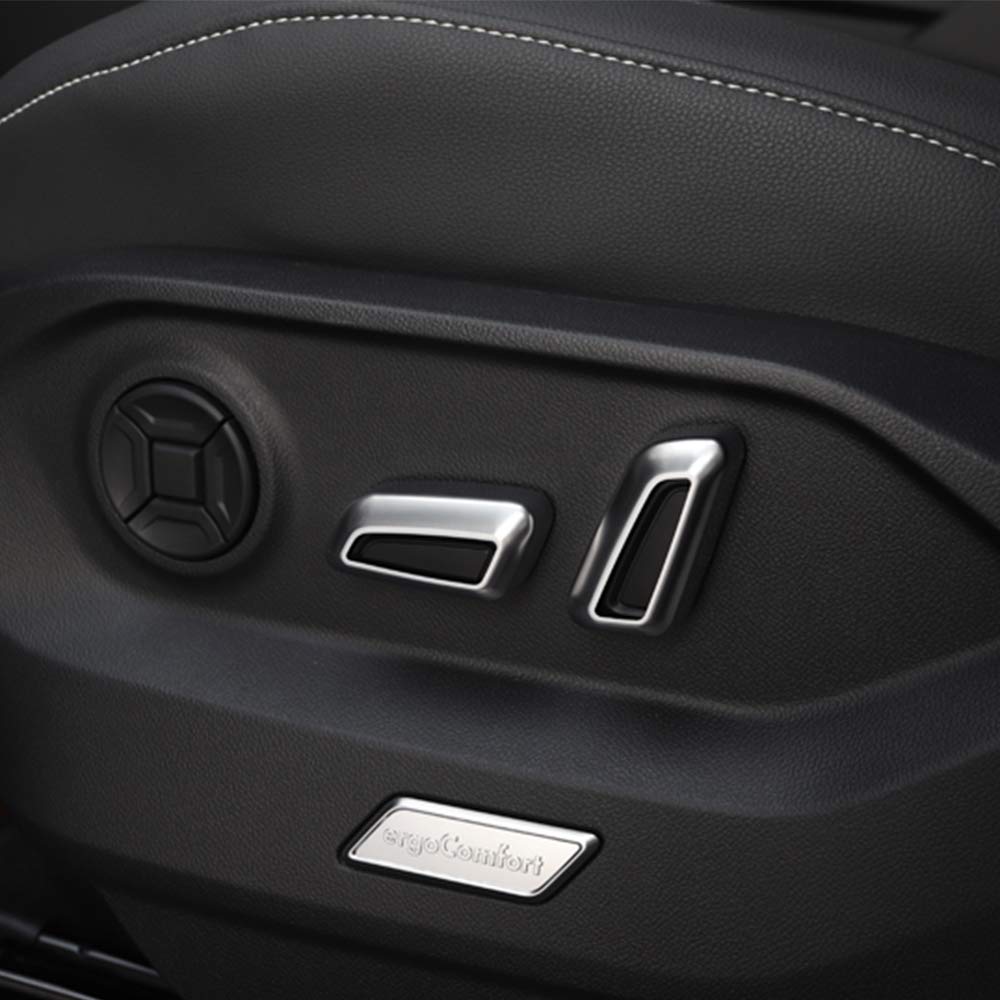 ABS Seat Button Cover for Touareg 2011-2022 - 4pcs Set Car Interior Protector - Perfect for Car Styling & Protection