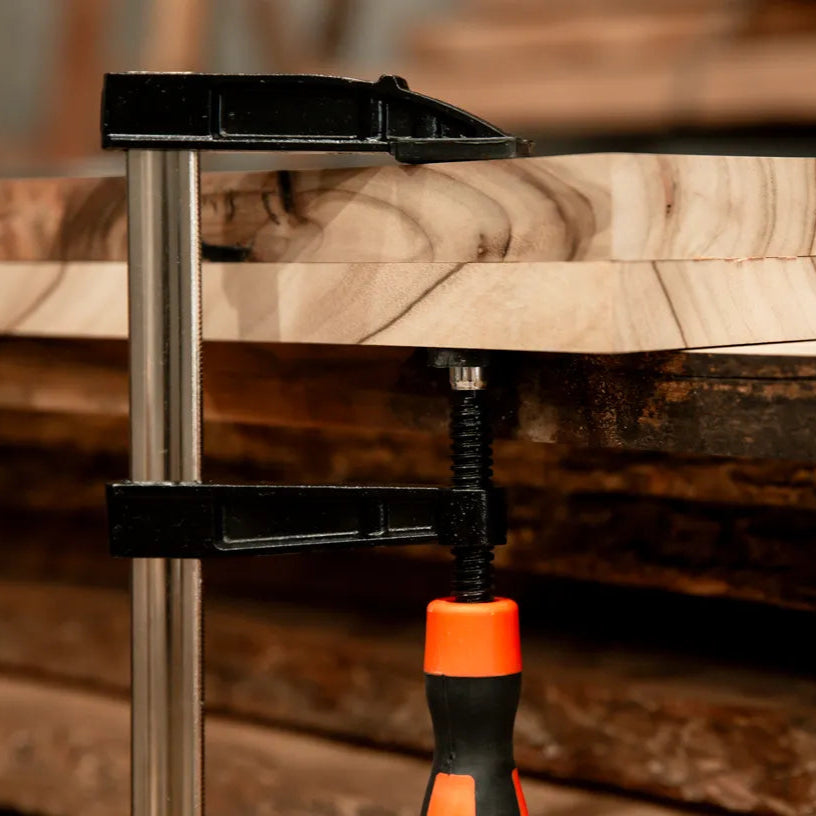 Heavy-Duty Quick Action F Clamps 80mm x 300mm - Woodworking & Metalworking Clamps by Timberlock Tools - Perfect for DIY Projects, Carpentry, and Welding