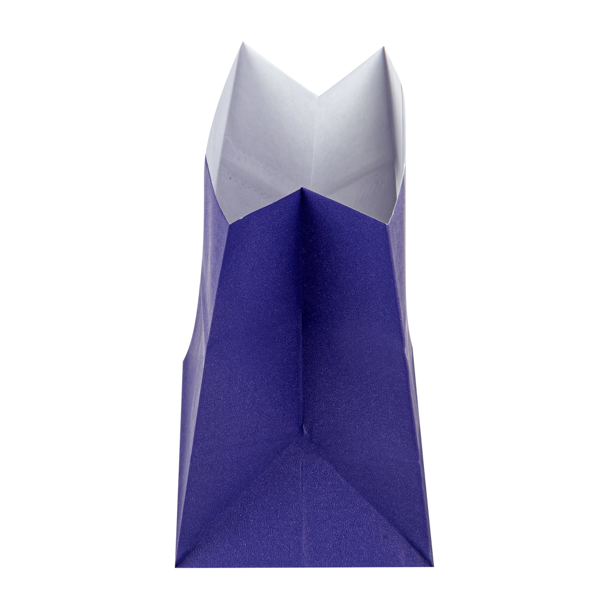 Eco-Friendly Purple Paper Snack Bags 3.75