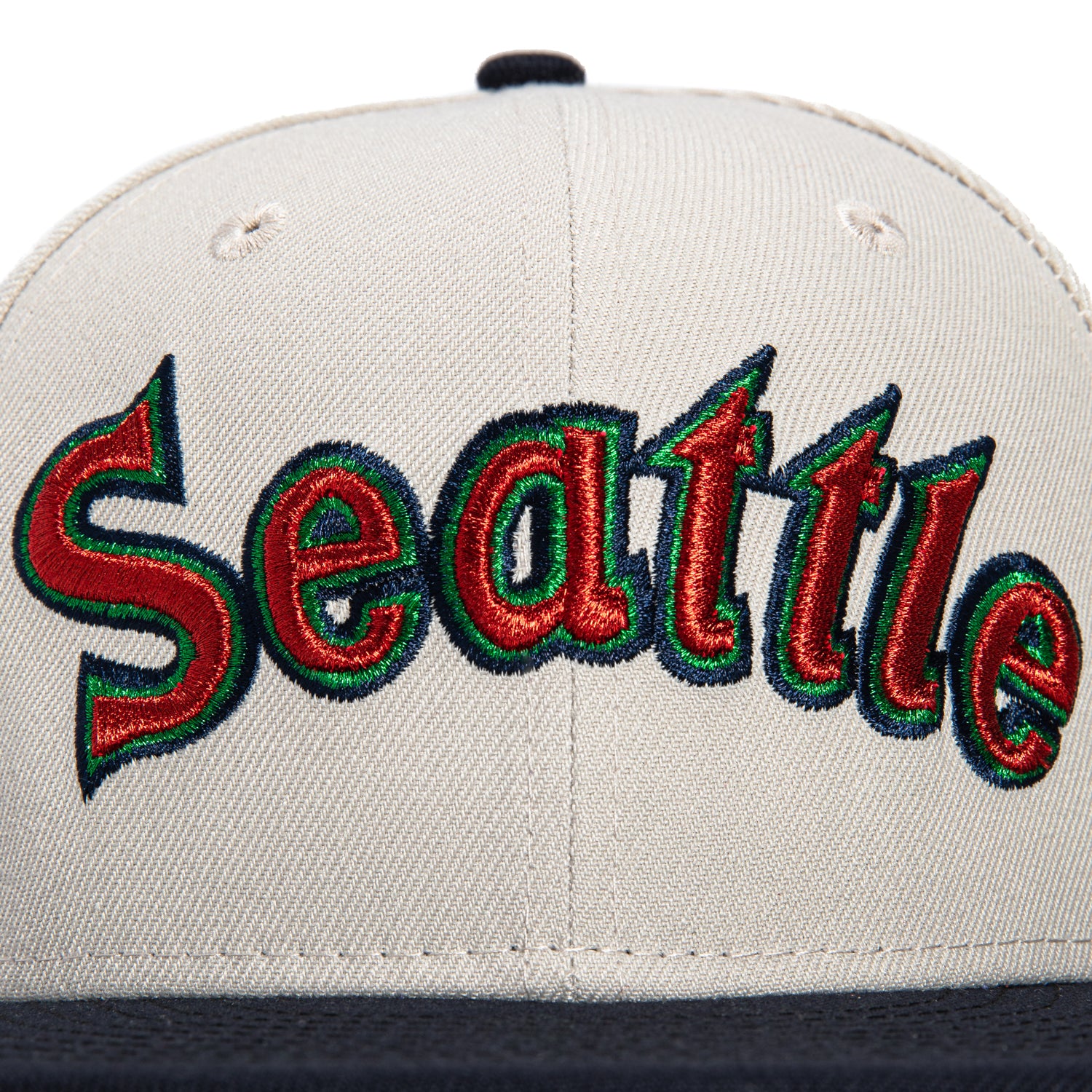 New Era 59Fifty Seattle Mariners 30th Anniversary Patch Snapback Hat - Navy, Red, Stone - MLB Baseball Cap for Men & Women - Perfect for Games, Fan Gear & Streetwear Fashion