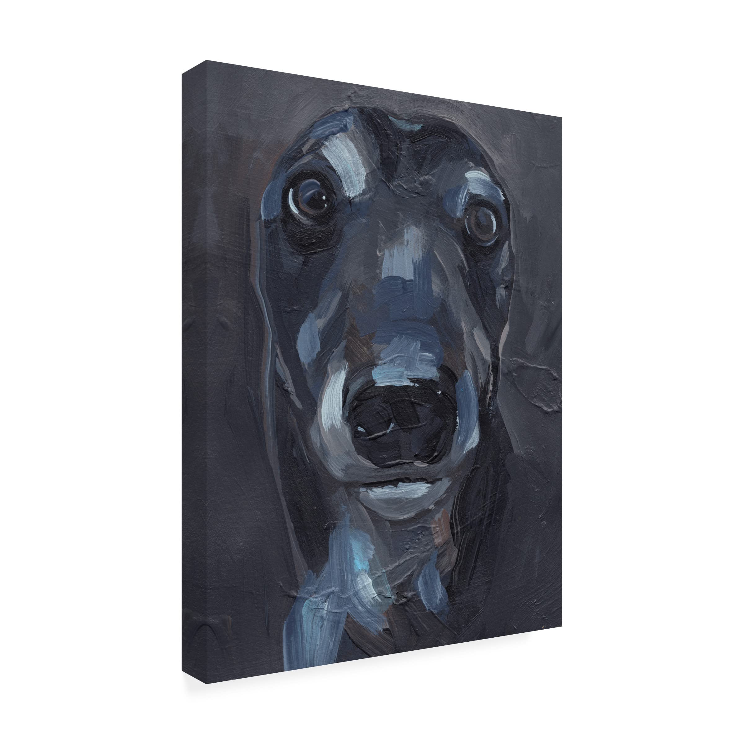 Jennifer Paxton Parker 'Good Boy II' Canvas Art Print - Dog Portrait Wall Decor for Living Room, Bedroom & Office - Trademark Fine Art Collection