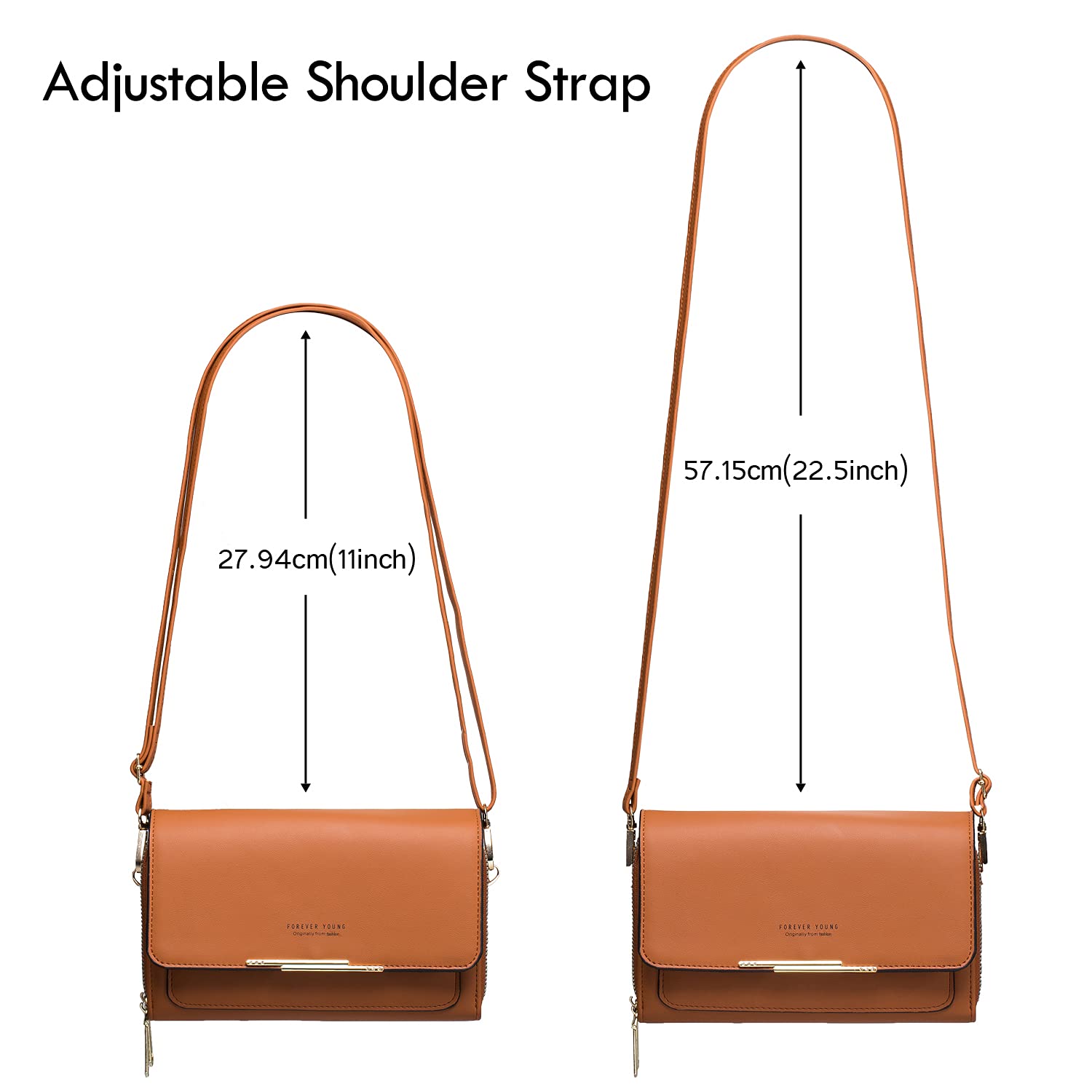 Stylish Women's Small Crossbody Bag with Phone Pocket & Credit Card Slots - Perfect for Everyday Use, Travel, and Shopping