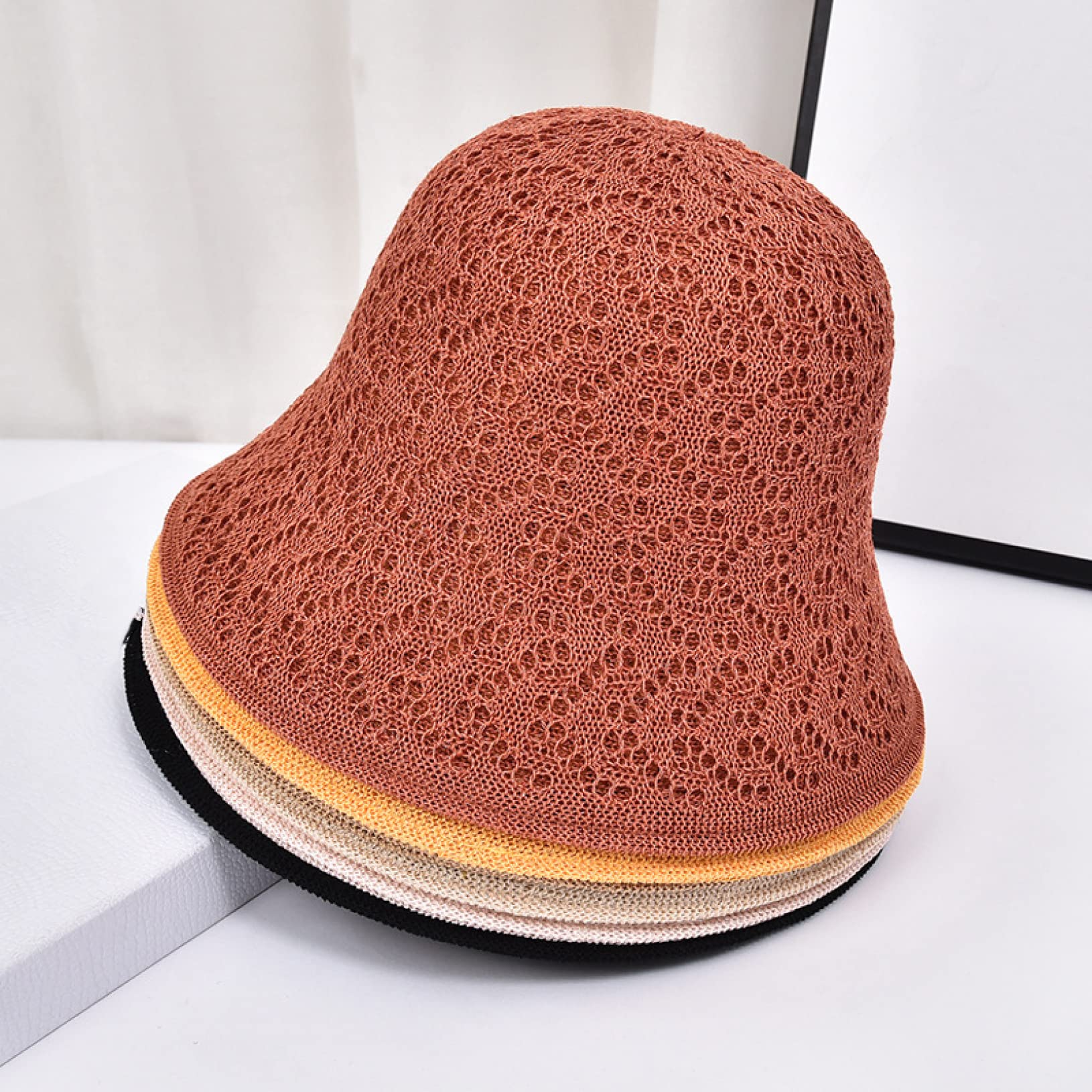 Stylish Women's Sun Hat - Breathable Woven Straw Fisherman Hat for Spring, Summer & Fall - Korean Fashion Beach Cap for Outdoor Activities, Travel & Gardening
