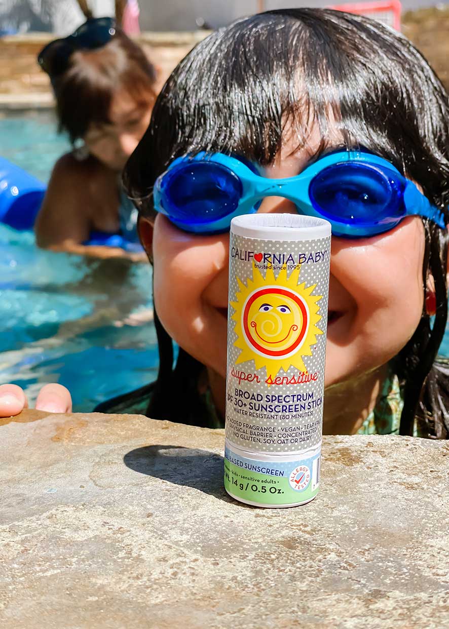 Fragrance-Free Super Sensitive™ SPF 30+ Broad Spectrum Sunscreen Stick - Gentle Protection for Sensitive Skin, Face & Body, Perfect for Outdoor Activities, Beach & Daily Use