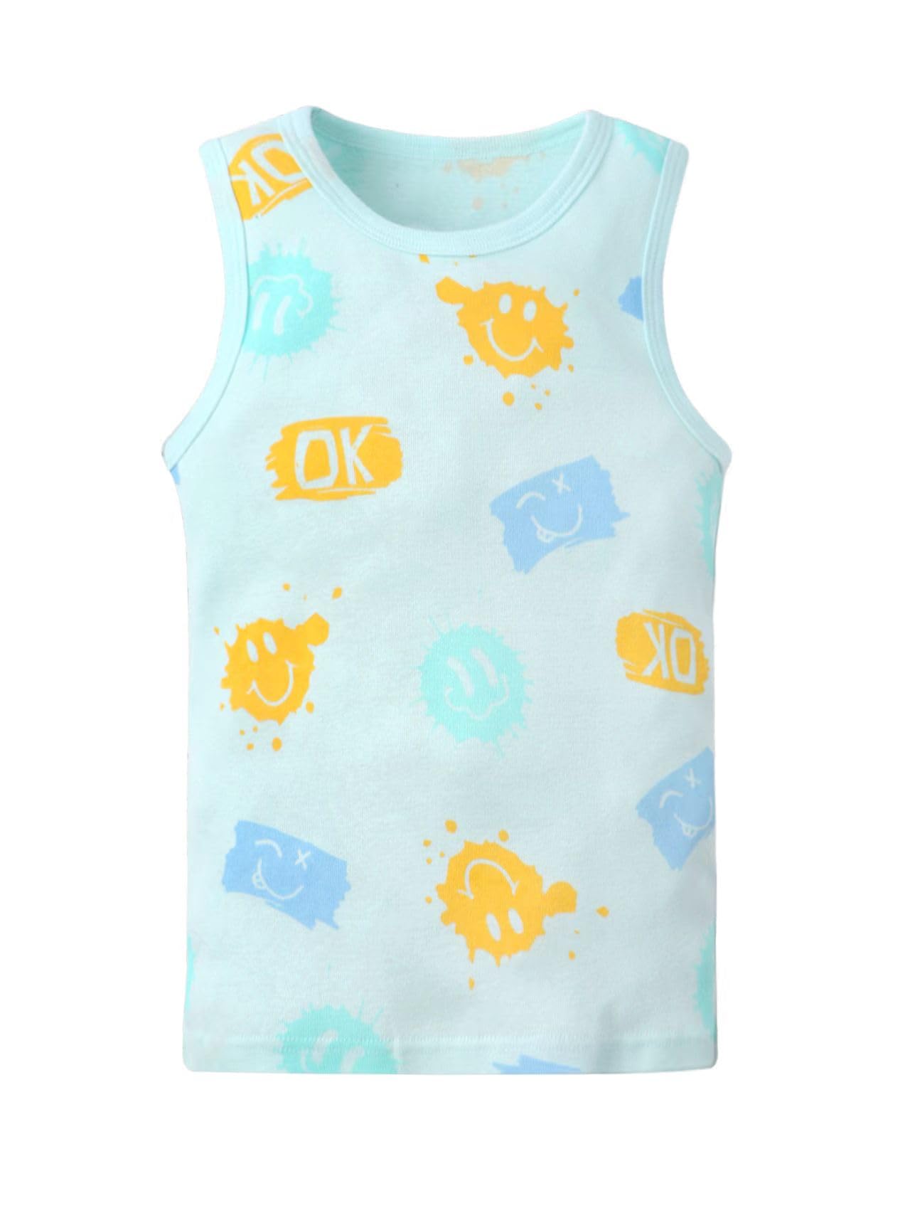 3-Pack Boys' Sleeveless Tank Tops for Toddlers - Soft Cotton Summer Shirts for Playtime, Beach & Outdoor Activities