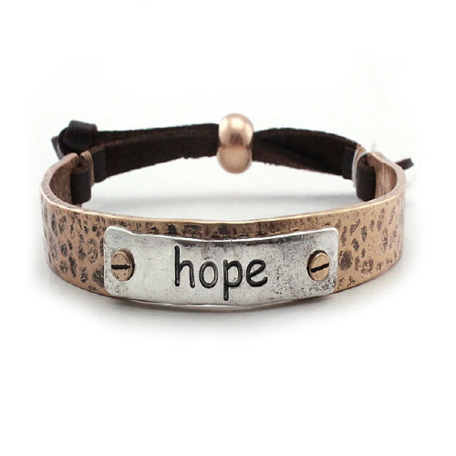 Hope Cuff Bracelet for Women - Elegant Adjustable Bangle with Inspirational Message - Perfect for Daily Wear, Gifts & Special Occasions