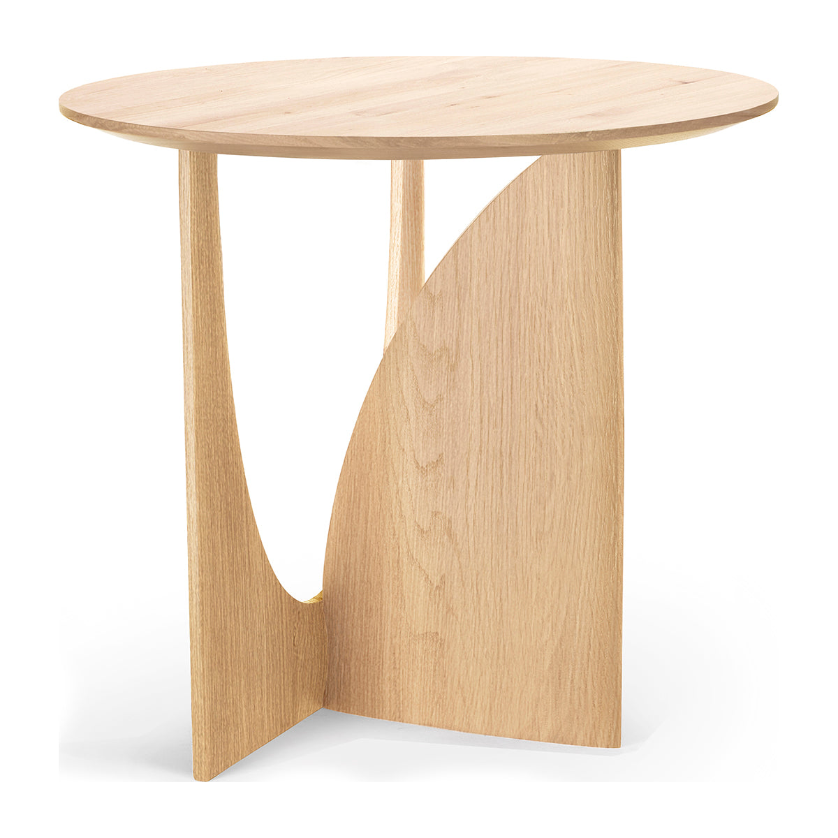 Modern Geometric Side Table - Minimalist Accent Table for Living Room, Bedroom & Office - Stylish End Table with Unique Design for Home Decor