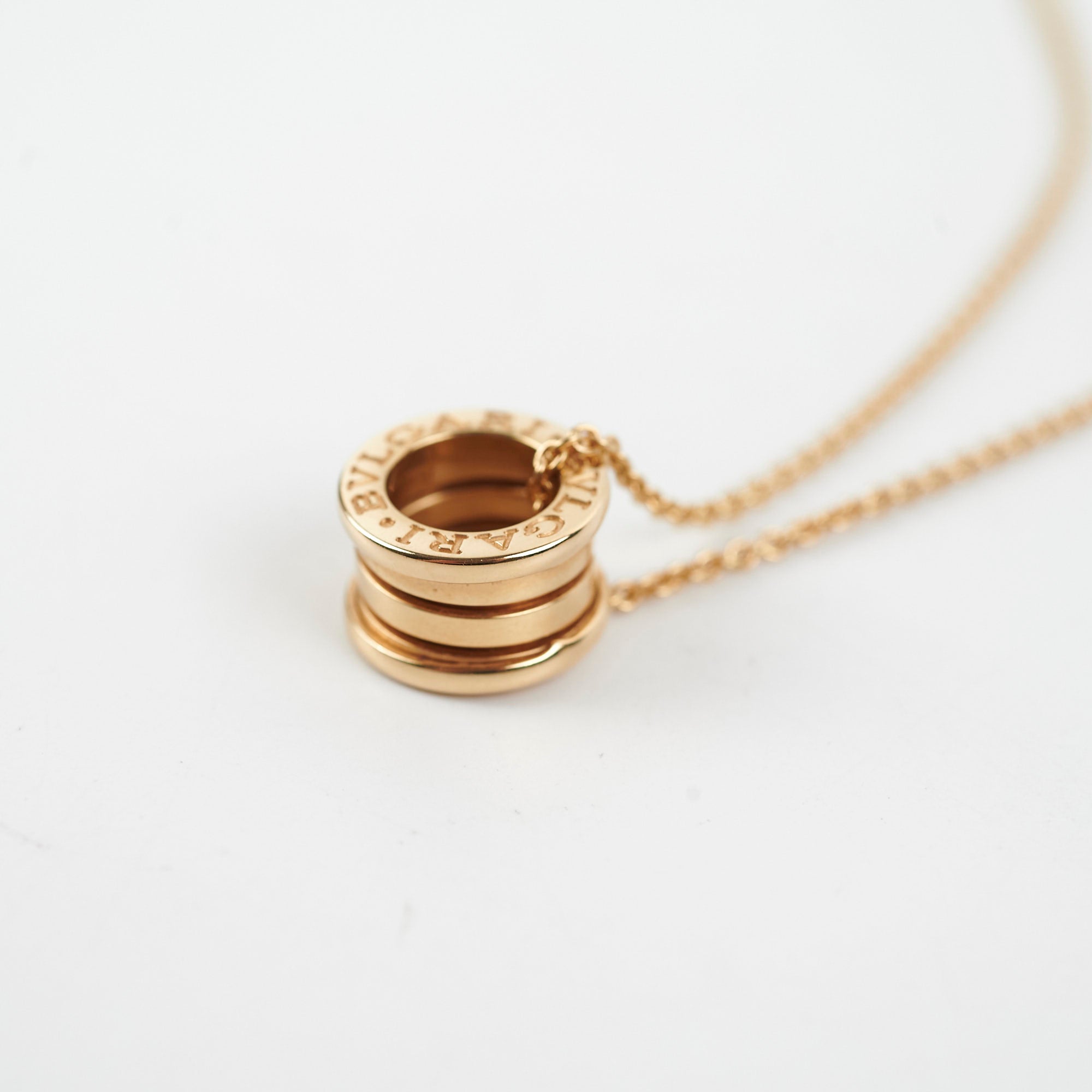 Bvlgari B.Zero1 18k Yellow Gold Necklace for Women - Luxury Italian Jewelry Gift for Anniversary, Birthday & Special Occasions