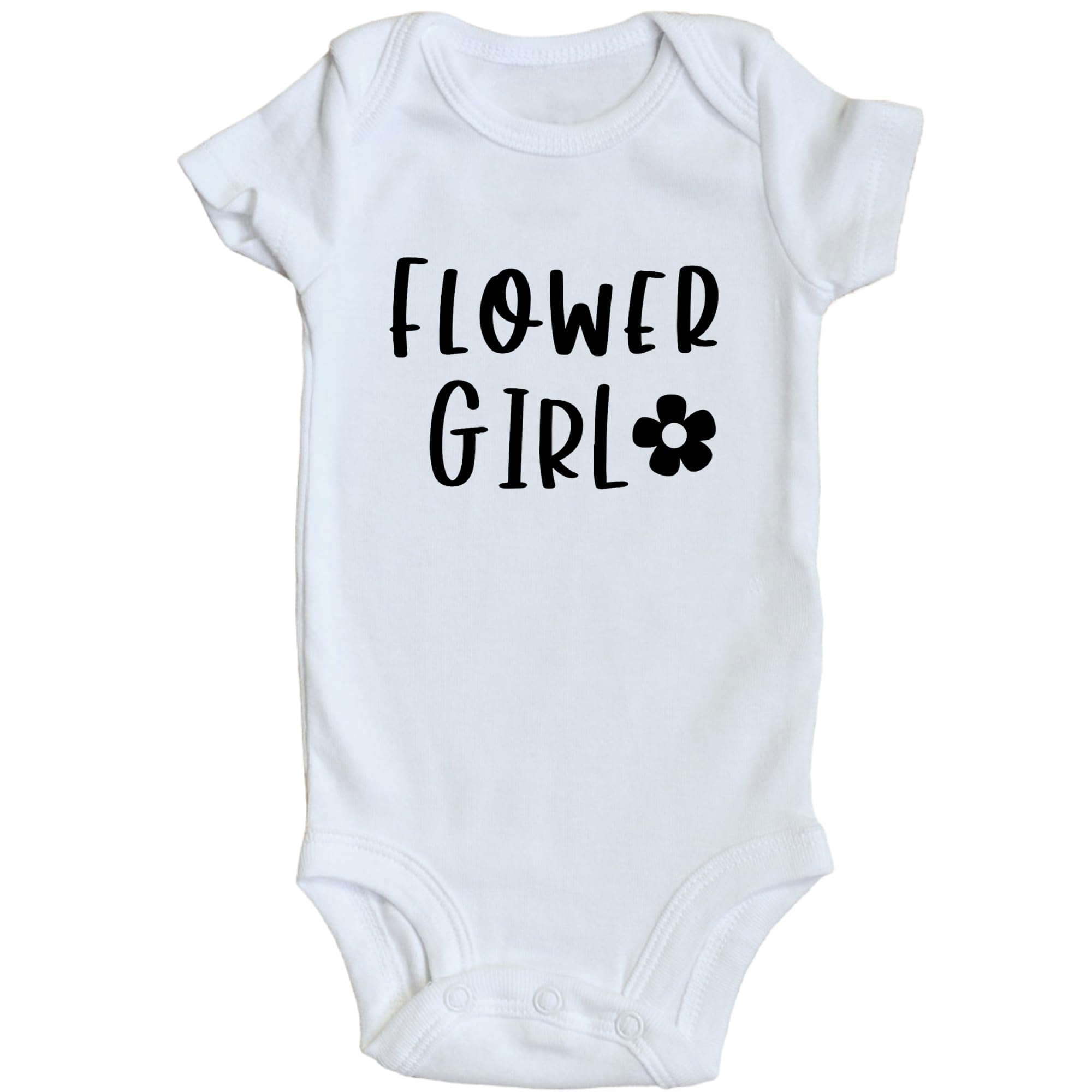 TwentyFourDoves Baby Flower Girl Romper - Adorable Wedding Proposal Outfit for Infants & Toddlers - Perfect for Flower Girl Duties, Baby Showers & Special Occasions