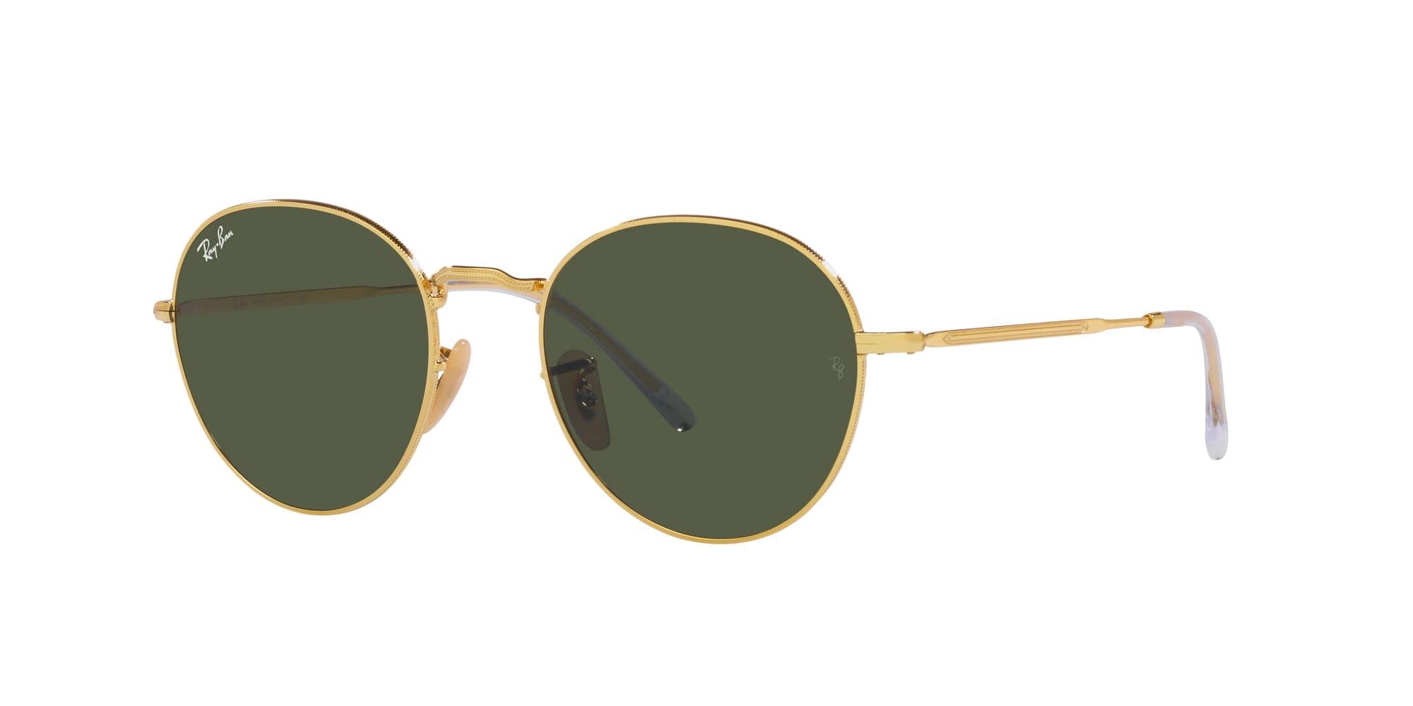 Ray-Ban RB3582 David Round Polarized Sunglasses for Men & Women - Classic Retro Style, UV Protection, Lightweight & Comfortable - Perfect for Driving, Travel, and Outdoor Activities