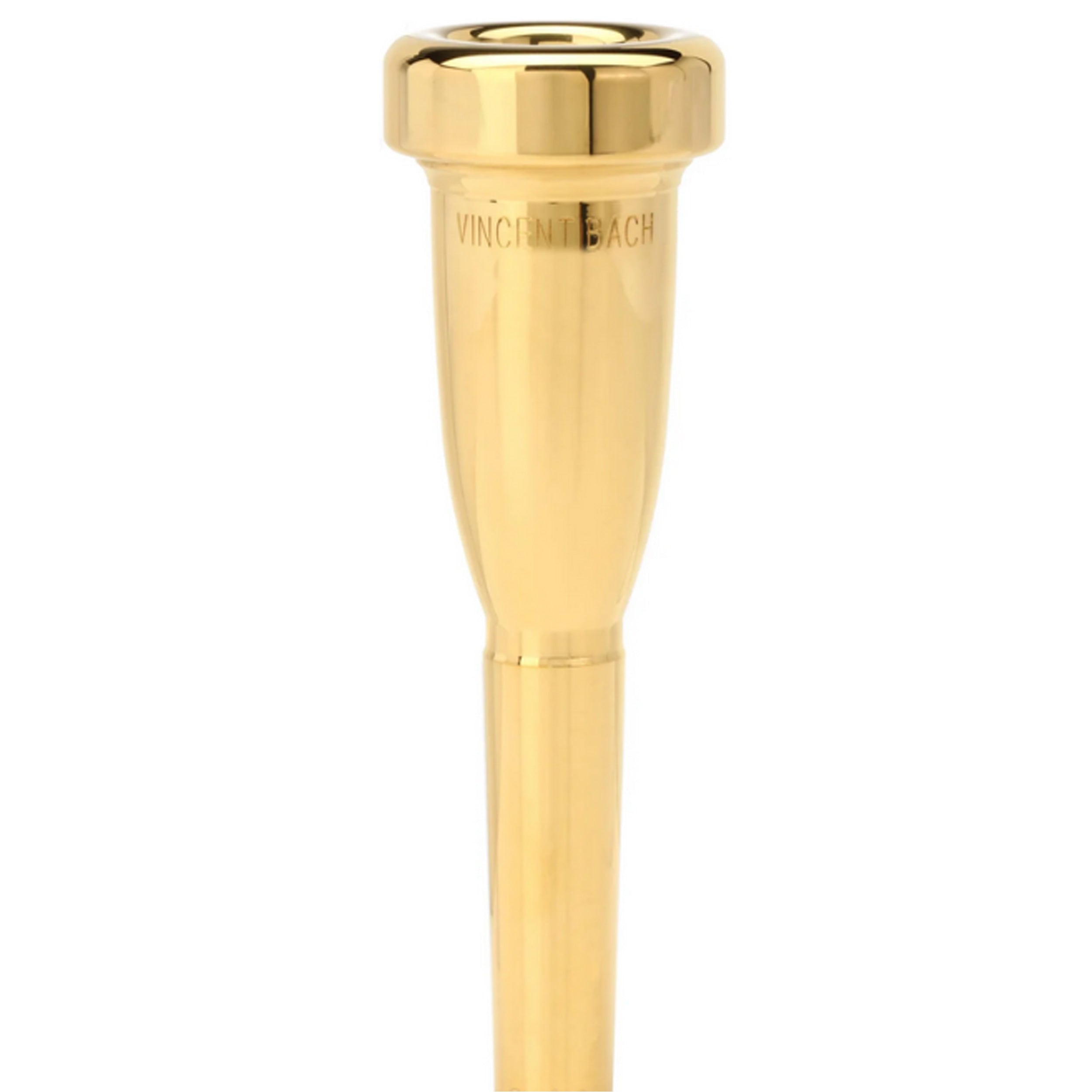 Bach Megatone 1C Gold Plated Trumpet Mouthpiece - Professional Brass Instrument Accessory for Jazz, Marching Band & Orchestra Performances