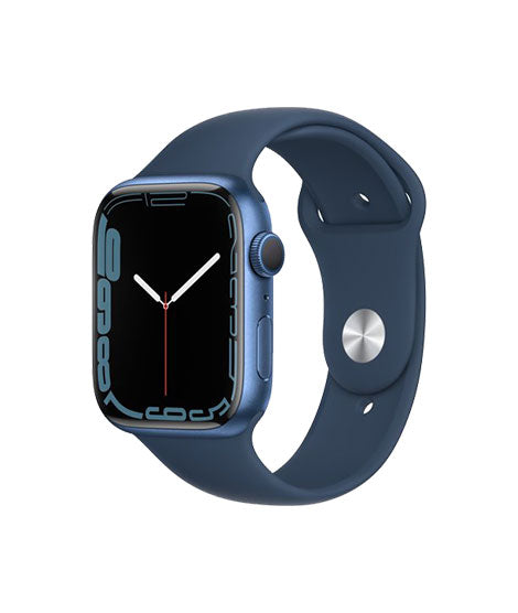 Apple Watch Series 7 (GPS) 45mm Aluminum Case with Sport Band - Fitness Tracker, Heart Rate Monitor & Water Resistant Smartwatch for Running, Swimming & Daily Use