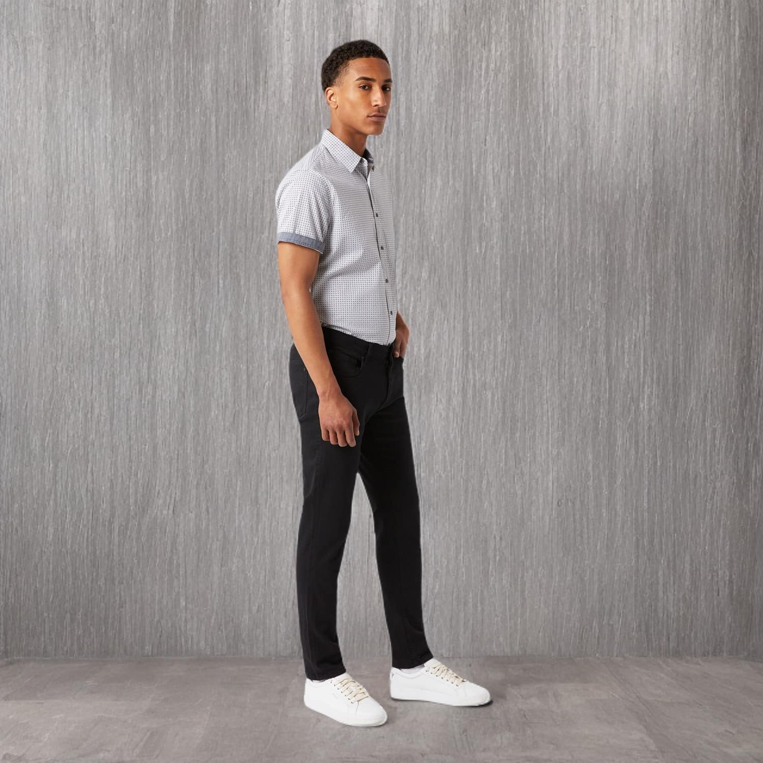 DKNY Men's Skinny Fit Stretch Jeans - Premium Soft Denim Pants for Slim Comfort | Perfect for Casual Wear, Office & Night Out