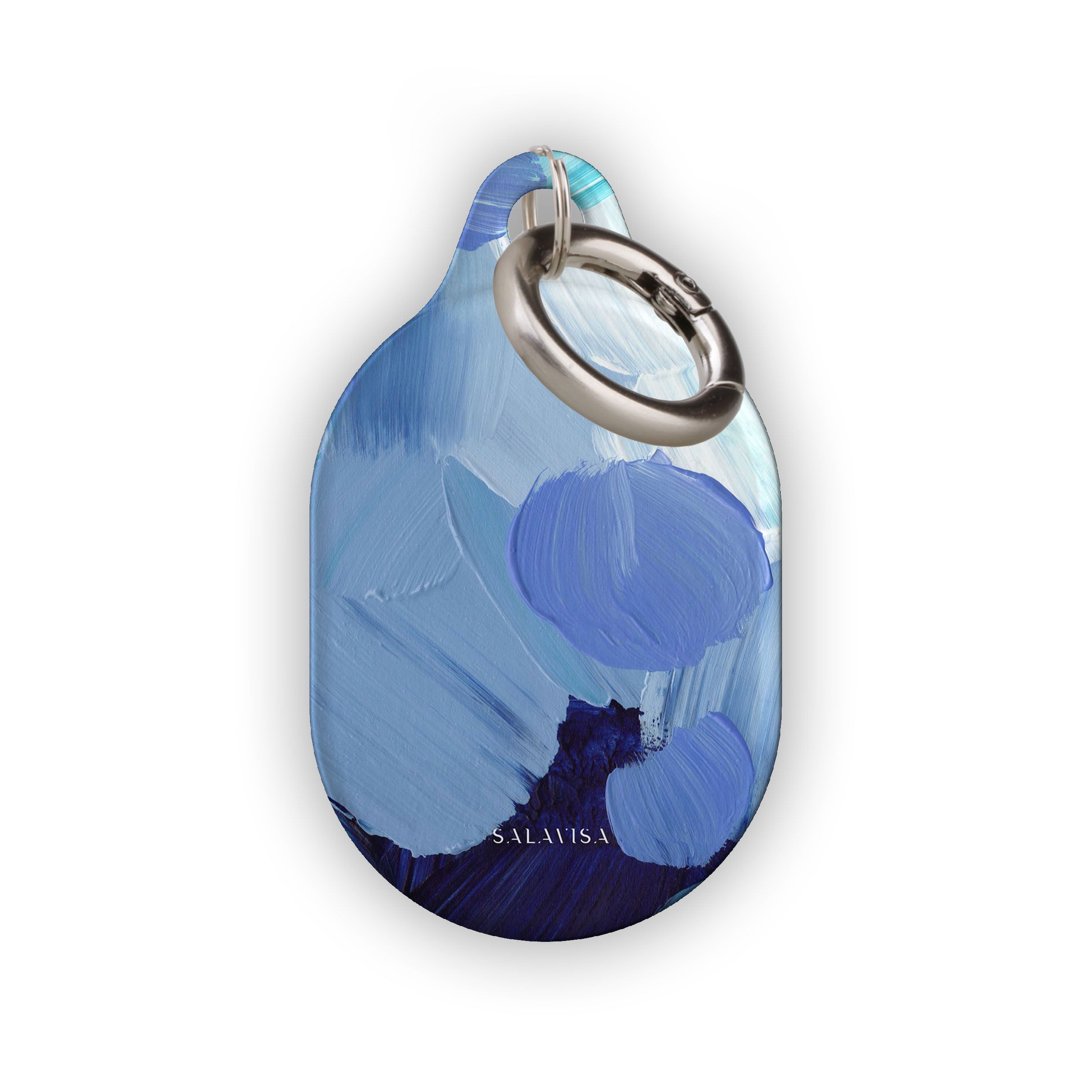 Spring Watercolor AirTag Holder - Elegant & Durable Keychain for Apple AirTag - Perfect for Keys, Bags & Travel Accessories