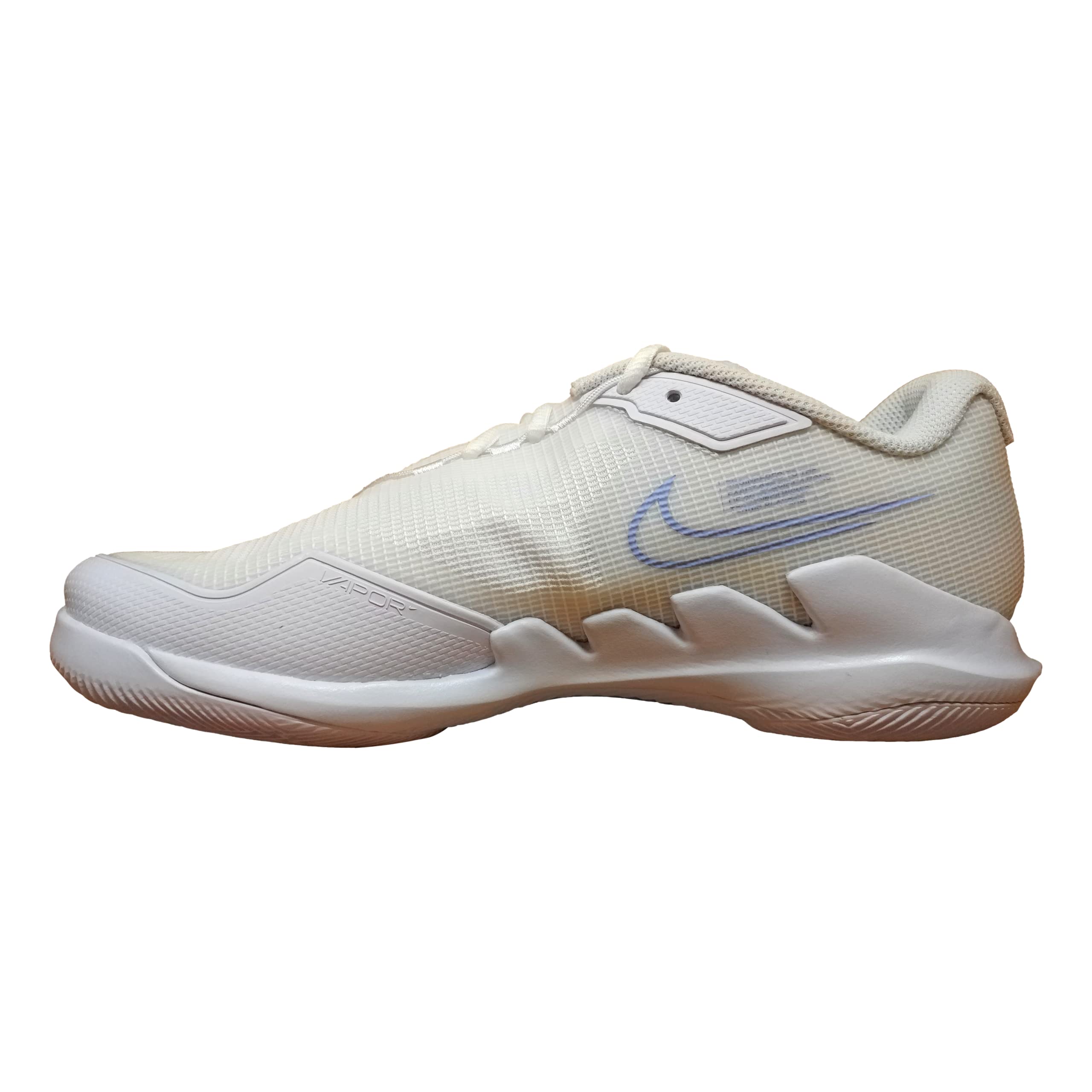 Nike Women's Zoom Vapor Pro HC Tennis Shoes - White/Aluminum - Size 9.5 | Lightweight Performance Sneakers for Women's Tennis & Court Sports