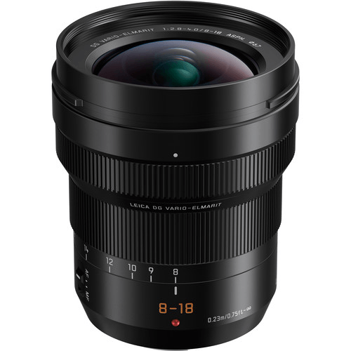 Panasonic Leica DG Vario-Elmarit 8-18mm f/2.8-4 ASPH. Lens for Micro Four Thirds Cameras - Wide Angle Zoom Lens for Landscape, Travel & Street Photography