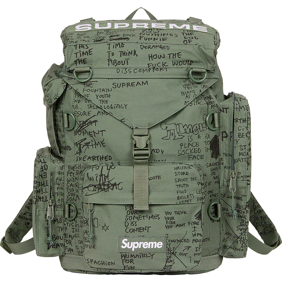Supreme Olive Field Backpack - Durable Outdoor Hiking & Travel Daypack for Men & Women - Perfect for Camping, School & Daily Use