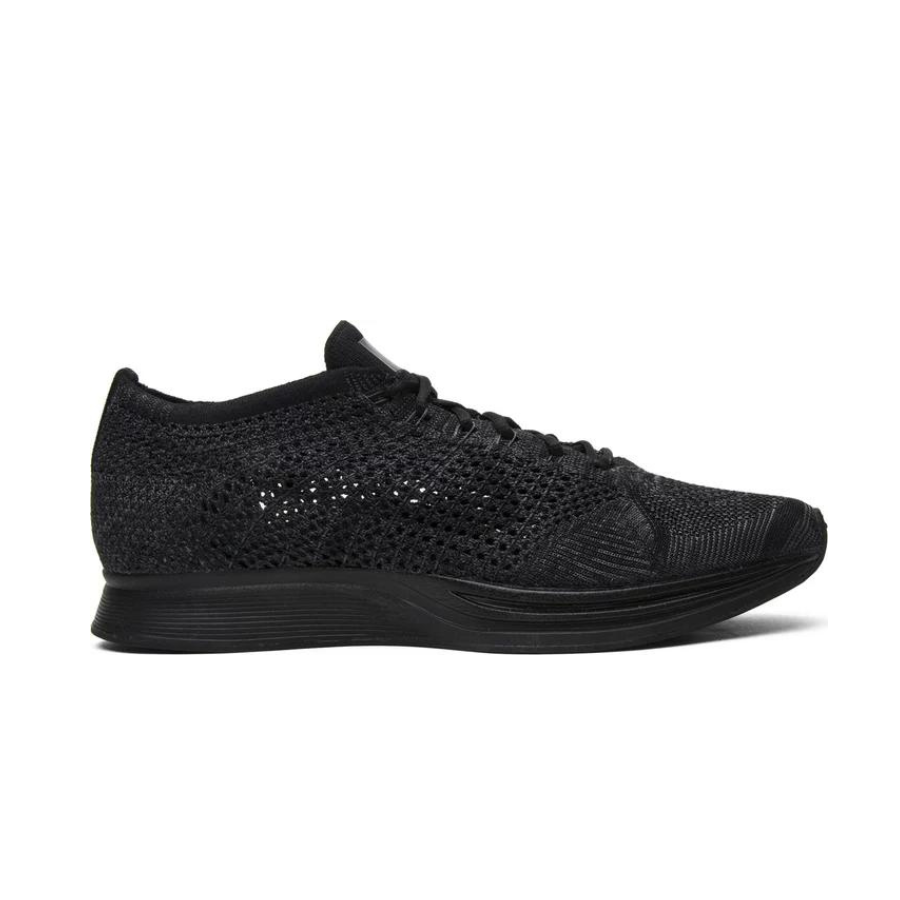 Nike Flyknit Racer Running Shoes - Triple Black Anthracite | Lightweight Breathable for Men's Road Racing & Gym Workouts