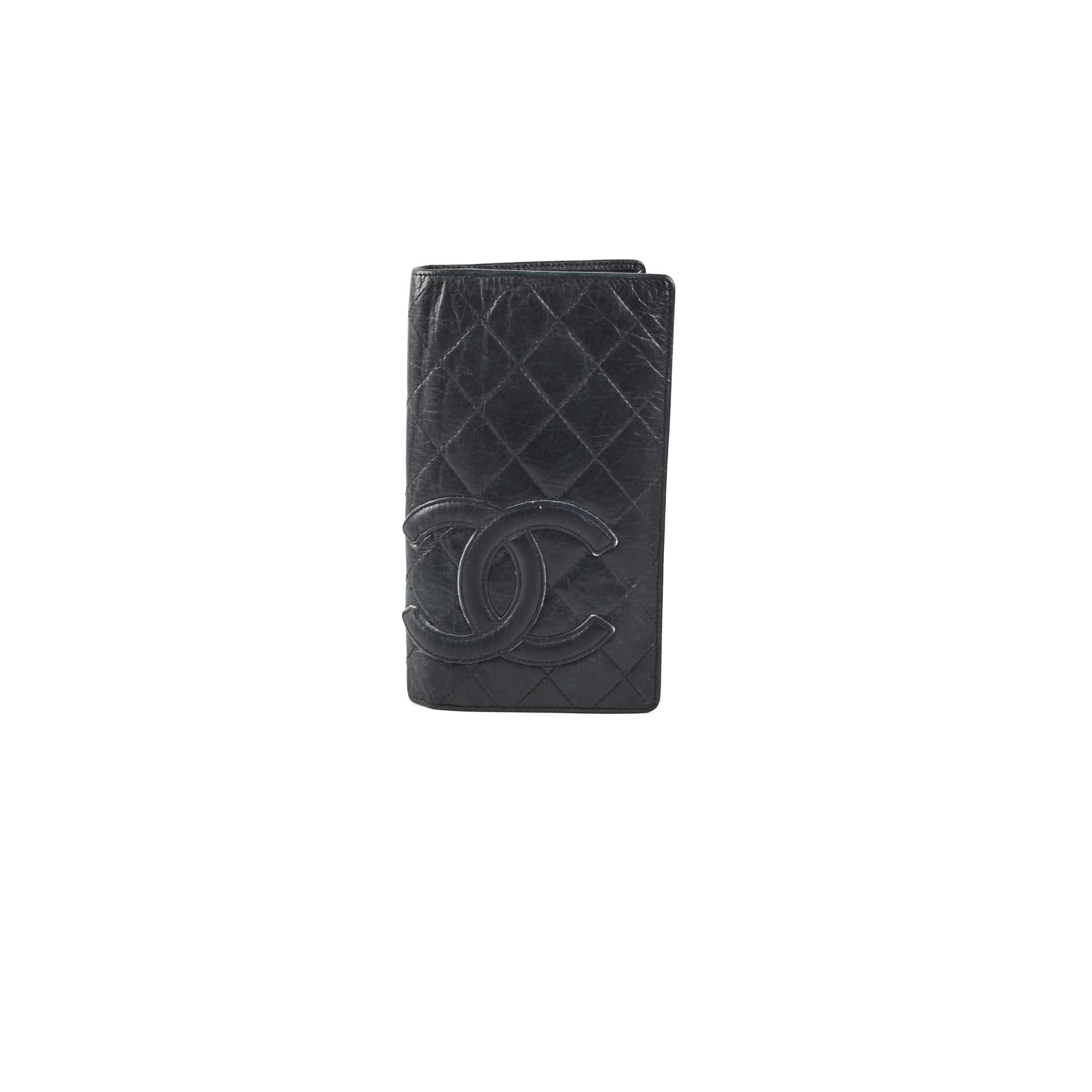 Chanel Cambon Wallet Black | Genuine Leather Zip Around Wallet for Women | Perfect for Everyday Use, Travel & Gifting