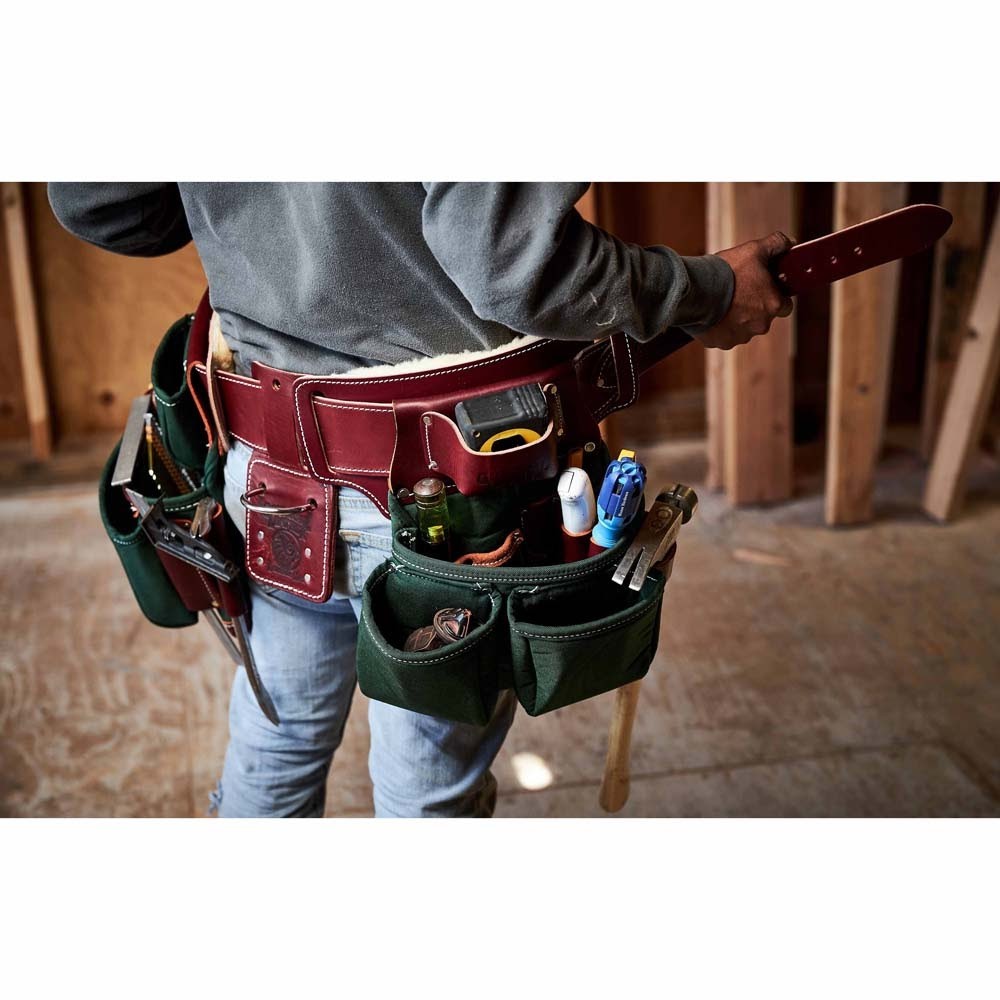 Occidental Leather 8080DB M OxyLights Framer Tool Set with Double Outer Bags - Professional Carpentry & Construction Gear for Framing, Roofing & Remodeling Projects