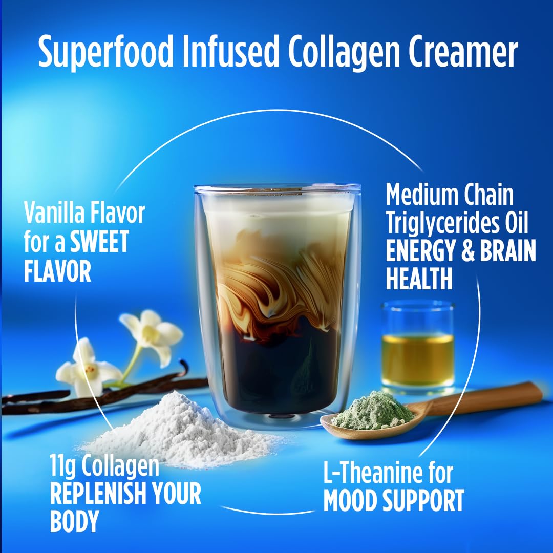 VitaCup Hydration Instant Coffee Sticks with Electrolytes & Coconut Water, Medium Roast (18 Count) | Keto & Collagen Vanilla Coffee Creamer with Superfoods & MCTs (10 oz) | Perfect for On-the-Go Energy & Keto Diet Support