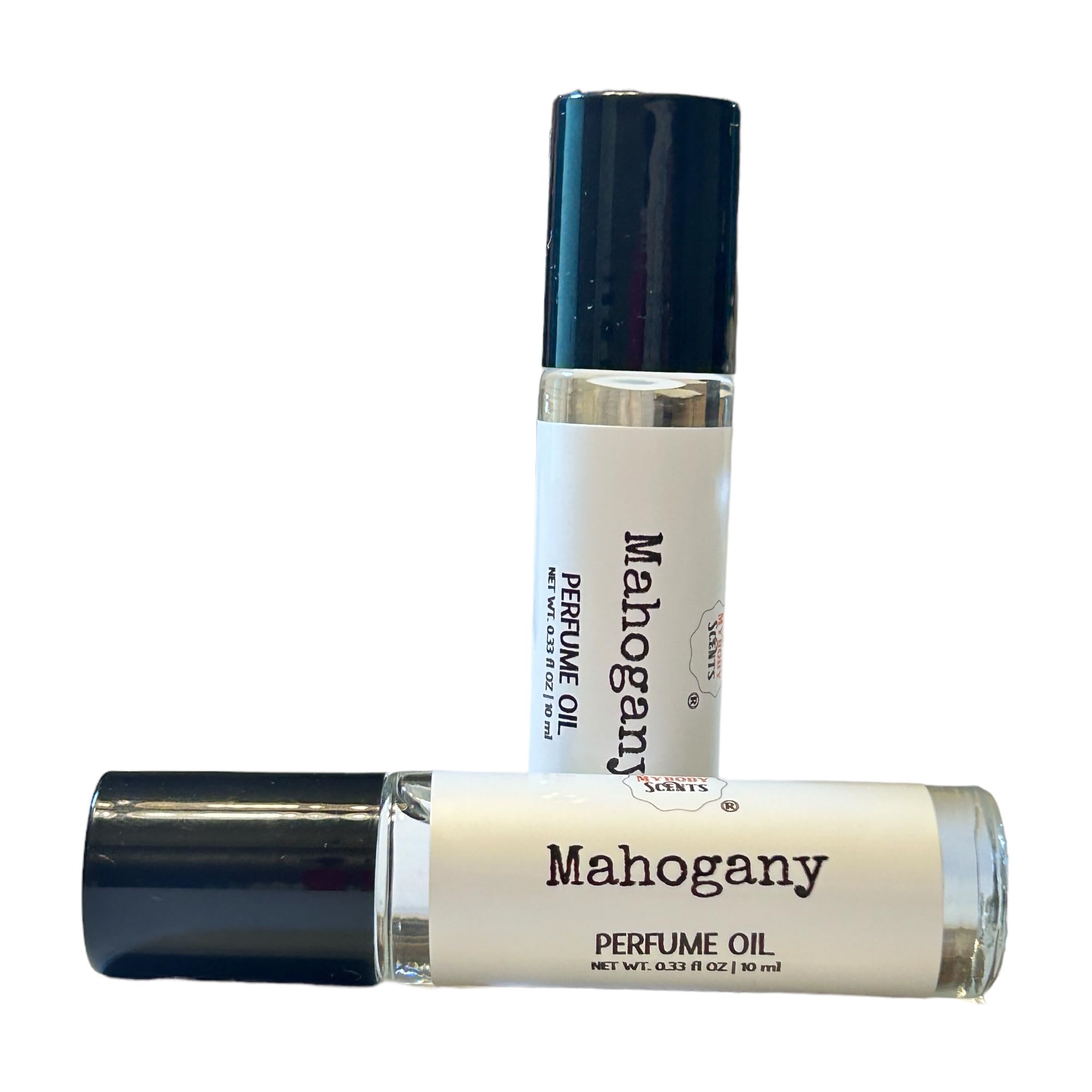 MAHOGANY Roll-On Perfume Oil - 10ml Premium Vegan Fragrance for Men | Long Lasting Body Oil | Travel Size Essential Oil for Daily Use, Work & Date Night