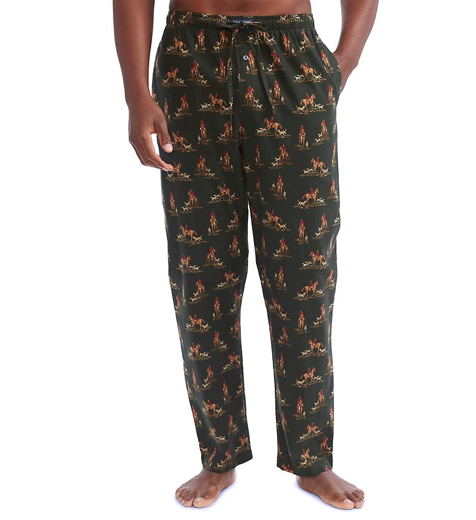 Ralph Lauren Men's Flannel Pajama Pants - Soft & Comfortable Sleepwear for Lounge & Relaxation at Home