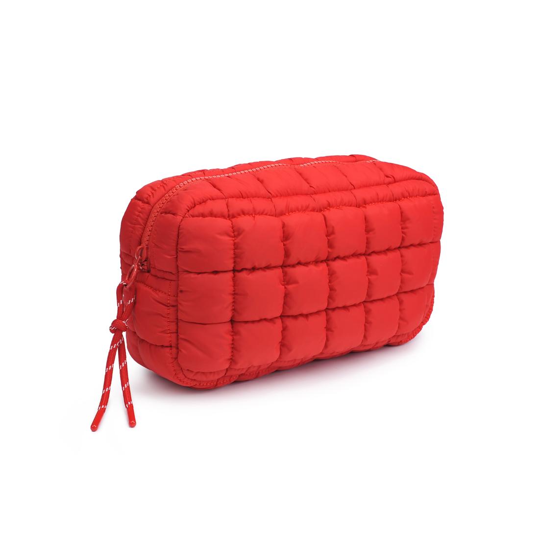Cloud Nine Quilted Puffer Nylon Cosmetic Pouch - Waterproof Makeup Bag for Travel, Gym & Everyday Use | Compact Organizer for Cosmetics, Toiletries & Jewelry