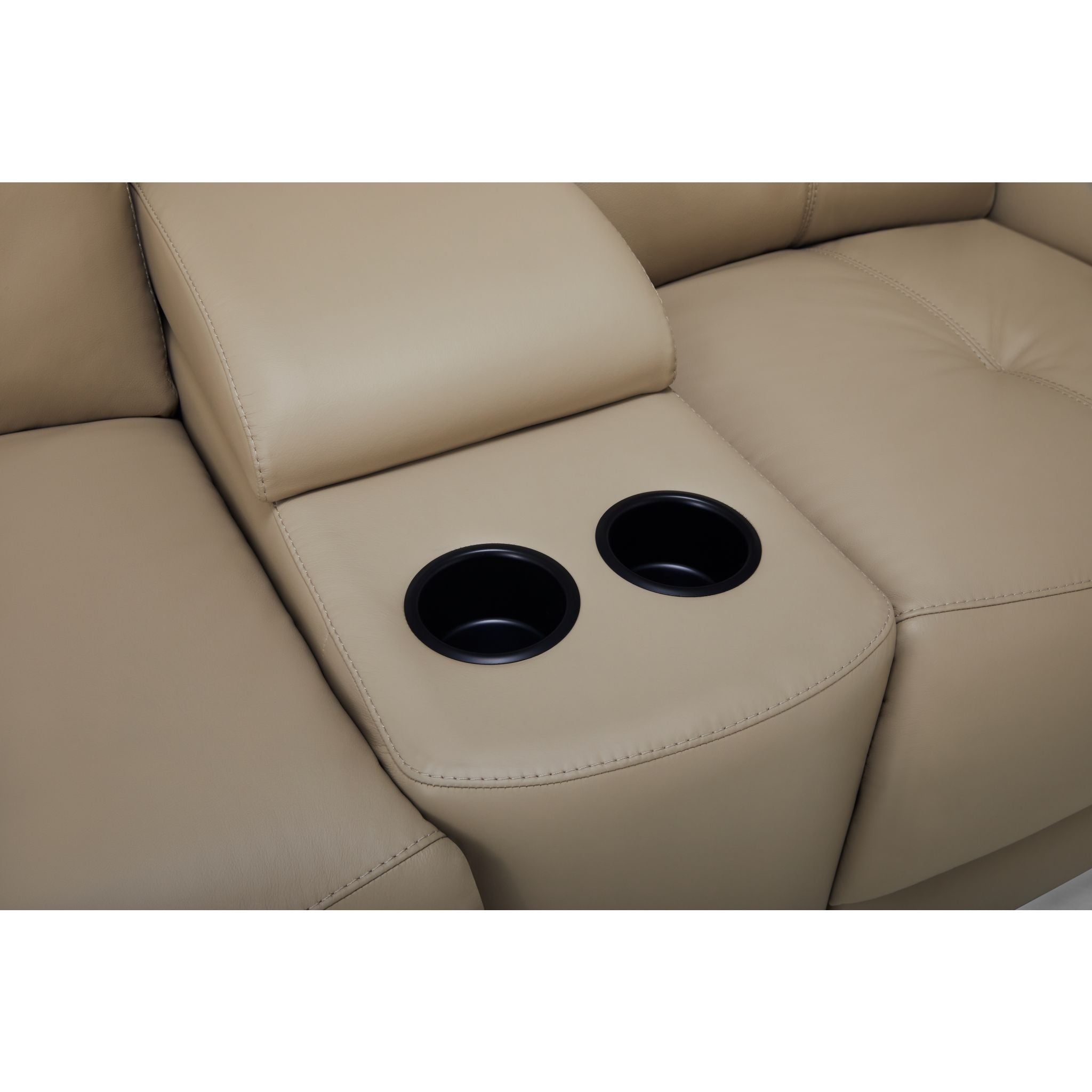 Aedon Power Reclining Loveseat with Adjustable Headrest & Lumbar Support - Modern Comfort for Living Room, Home Theater & Small Spaces - Bali Harvest Collection