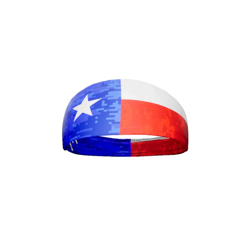 Texas Flag Headband - Patriotic Hair Accessory for Women & Men - Perfect for Rodeos, 4th of July, Football Games & Country Concerts