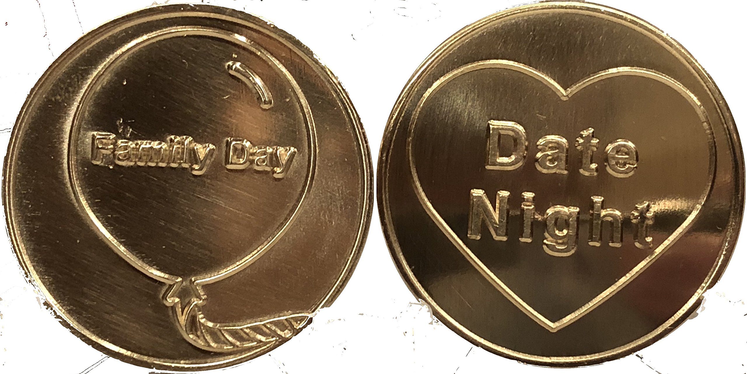 Romantic RecoveryChip Flip Coin - Fun Date Night & Family Day Keepsake for Couples & Loved Ones | Perfect for Decision Making, Gifts, and Special Moments