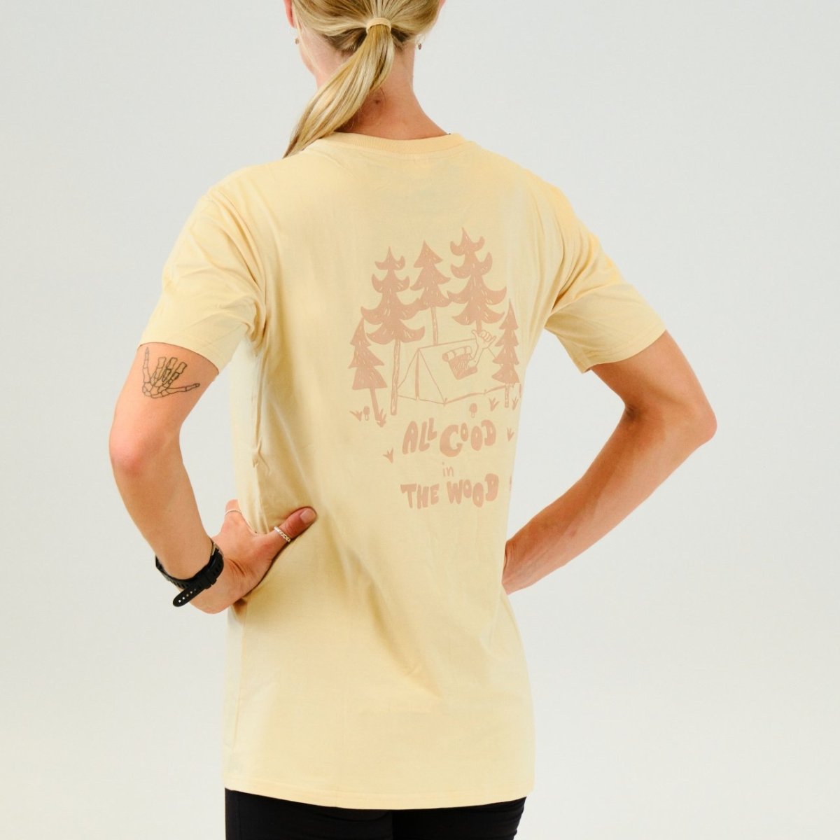 All Good in the Wood | Eco-Friendly Unisex Organic Cotton T-Shirt for Men & Women - Perfect for Casual Wear, Daily Outfits & Sustainable Lifestyle
