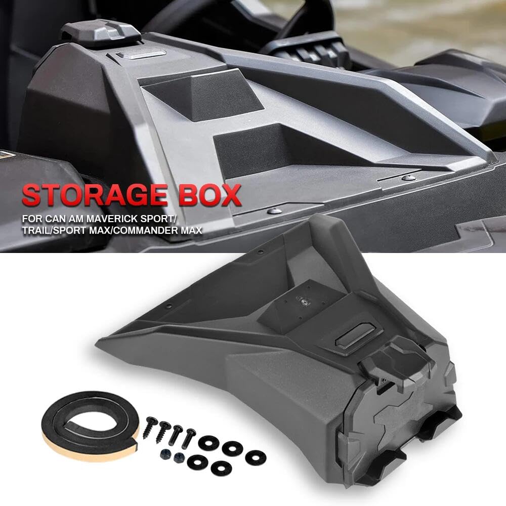 RUNNING PANTHER Universal Electronic Device Holder for Can Am Commander & Maverick Models - Secure GPS, Tablet, Phone, iPad Mount with Storage Box (Fits Sport/Trail/Sport MAX) | Durable Replacement for OEM #715005212 | Perfect for Off-Road Adventures & Navigation
