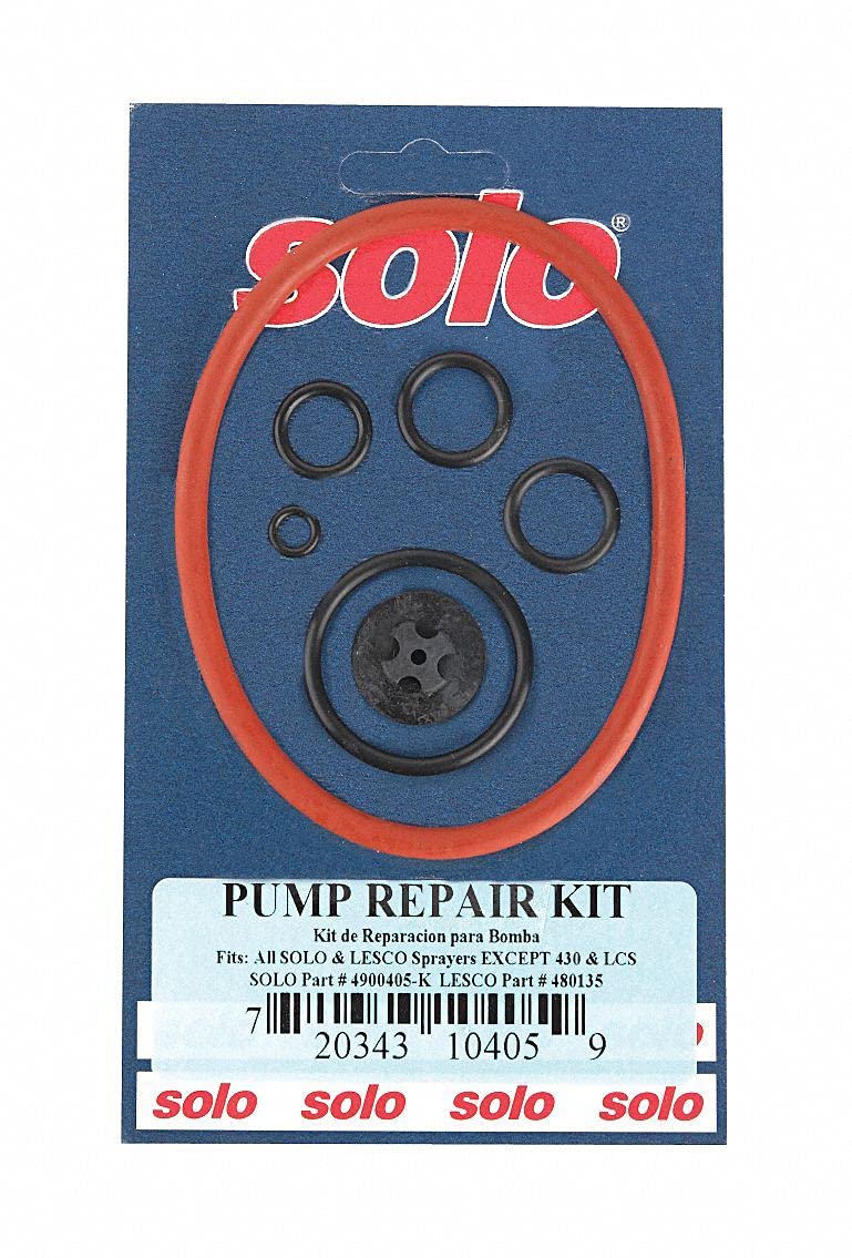 Solo Piston Pump Repair Kit 4900405K - 2 Pack for Hydraulic Cylinder & Heavy Equipment Maintenance | DIY & Professional Use