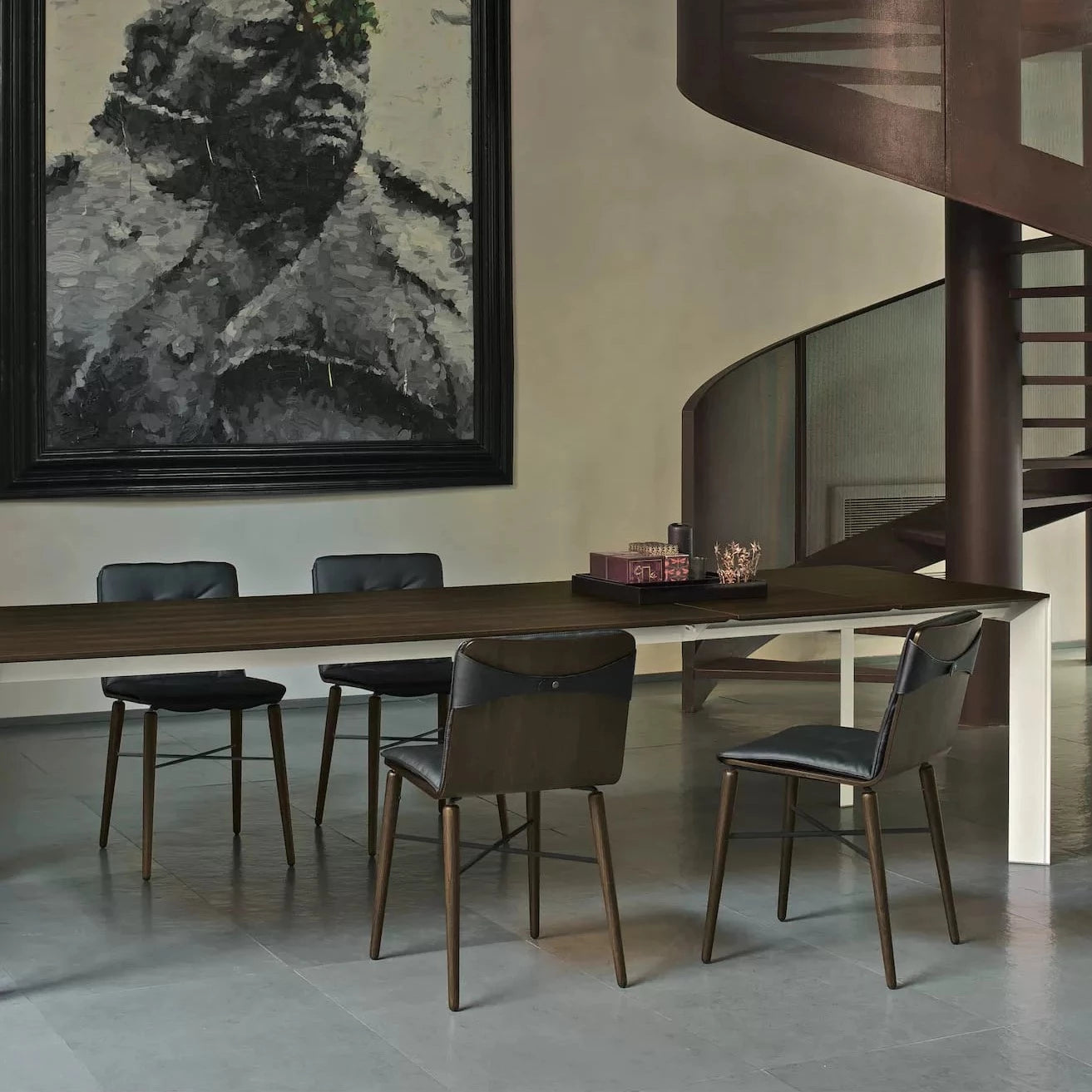 Genio Extendable Dining Table - Expandable Wooden Table for Small Spaces | Perfect for Kitchen, Dining Room & Small Apartments