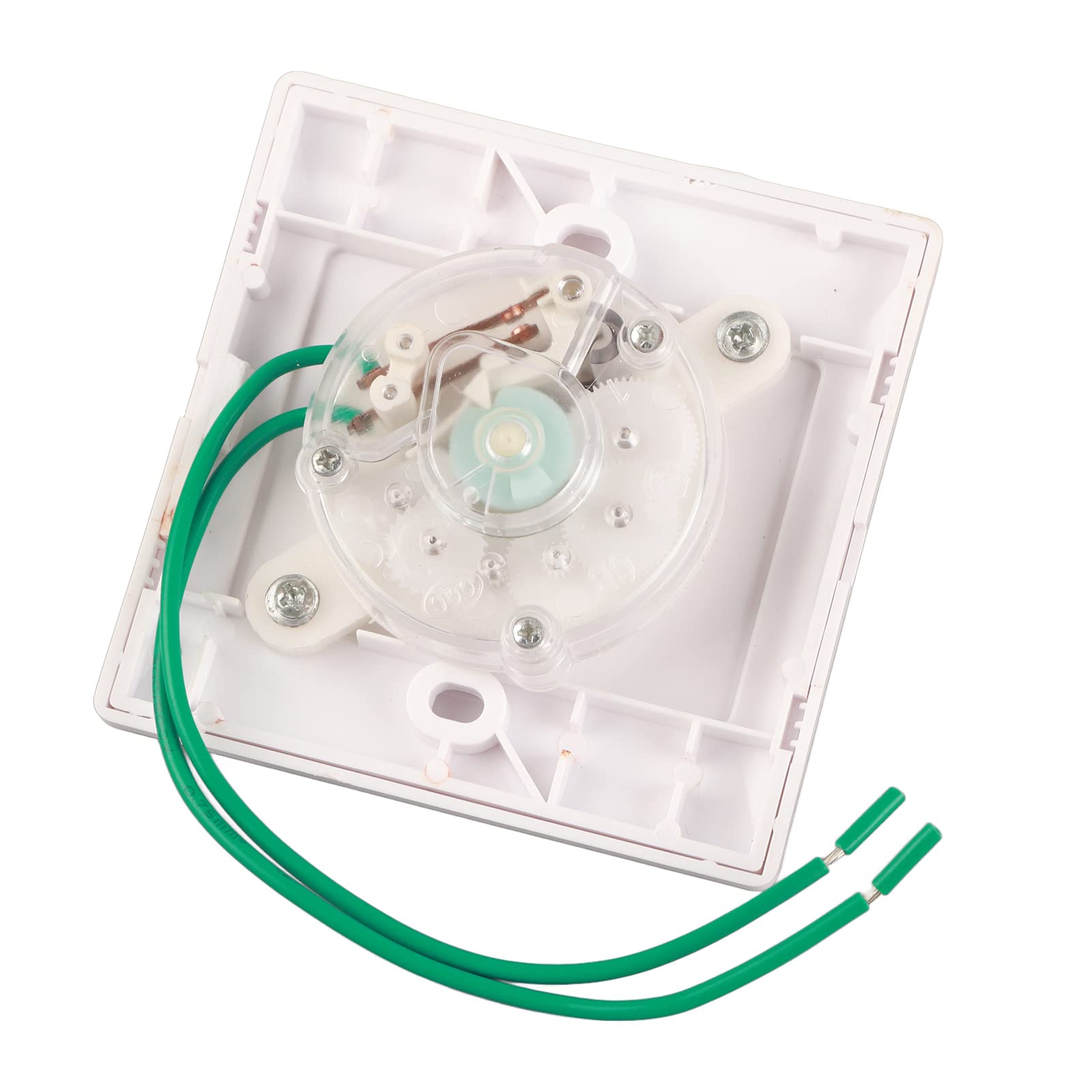 High Power Countdown Timer Switch - 30 Minute Mechanical Time Switch with Normally Open Function, 86 Panel Wall Mount, AC 220V - Perfect for Water Pumps, Irrigation Systems & Home Automation