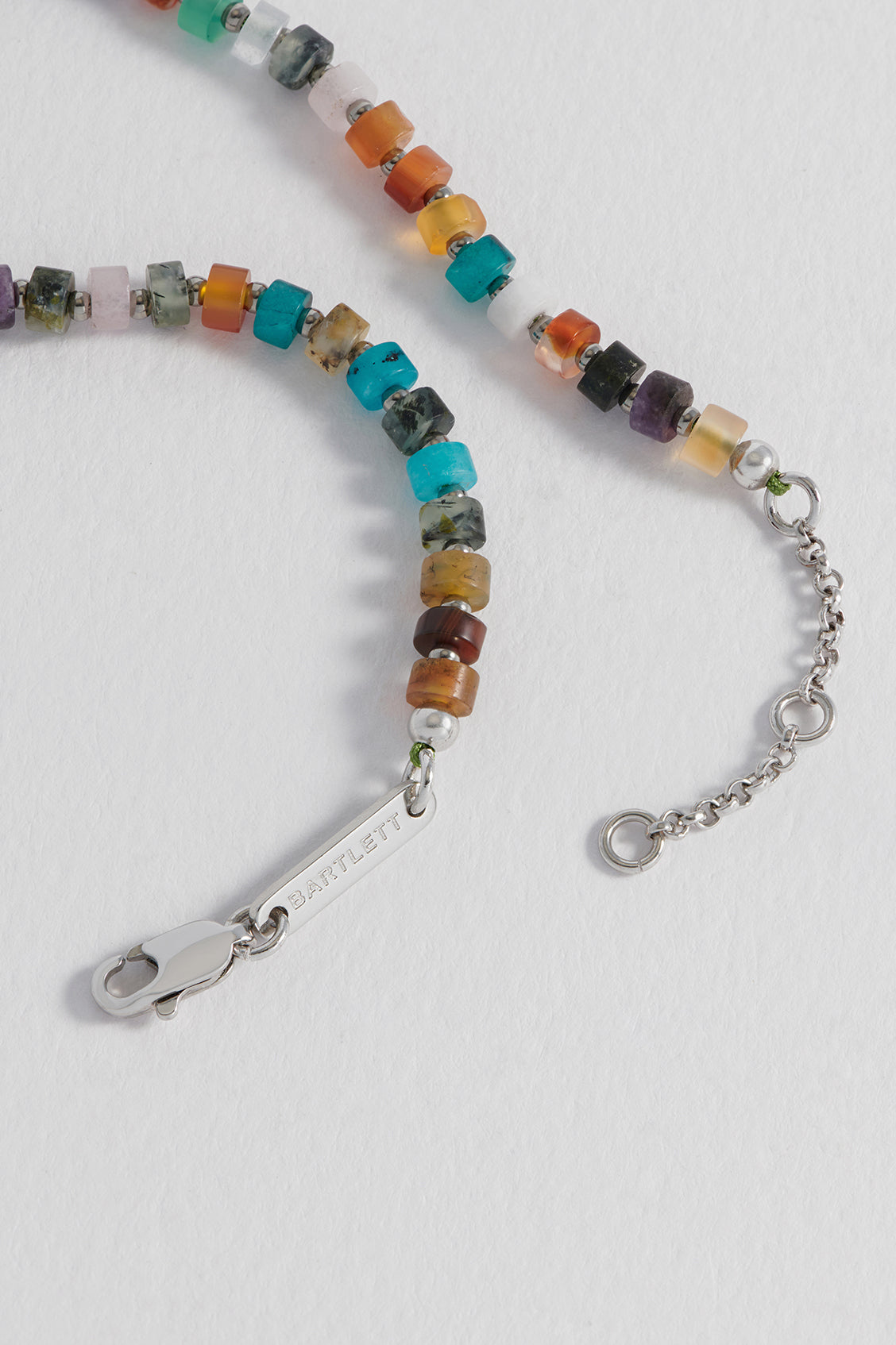 Gemstone Rondelle Bracelet for Men - Natural Beaded Healing Crystal Jewelry - Perfect for Meditation, Yoga & Spiritual Gifts